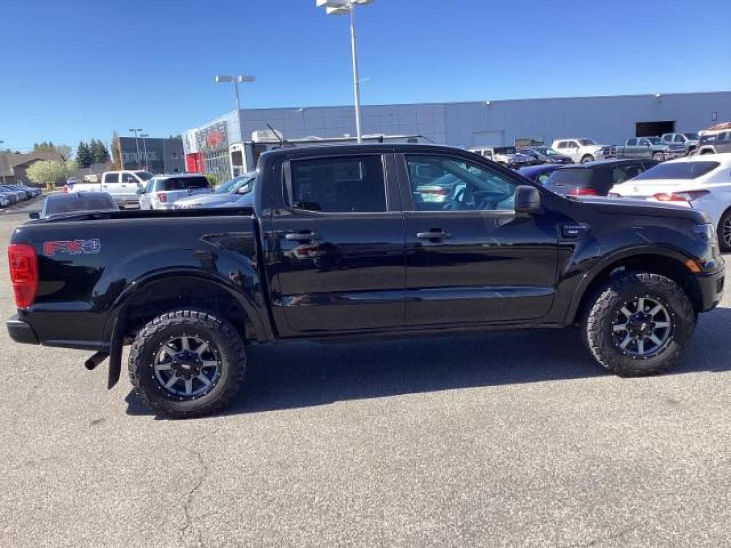 2019 Shadow Black /Medium Stone, premium cloth Ford Ranger XLT SuperCrew 4WD (1FTER4FH0KL) with an 2.3L L4 DOHC 16V engine, 10-Speed Automatic transmission, located at 1235 N Woodruff Ave., Idaho Falls, 83401, (208) 523-1053, 43.507172, -112.000488 - The 2019 Ford Ranger FX4 trim is specifically designed to offer enhanced off-road capability and ruggedness, along with a range of modern features. Here are some key features you can typically find in the 2019 Ford Ranger FX4: Off-Road Package: The FX4 trim comes with an off-road package that inclu - Photo#5