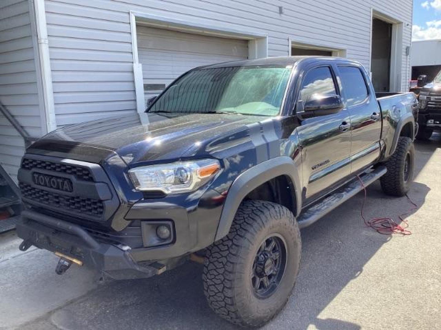 2019 Midnight Black Metallic /Cement Gray, cloth Toyota Tacoma SR5 Double Cab Super Long Bed V6 6AT 4WD (3TMDZ5BN7KM) with an 3.5L V6 DOHC 24V engine, 6-Speed Automatic transmission, located at 1235 N Woodruff Ave., Idaho Falls, 83401, (208) 523-1053, 43.507172, -112.000488 - The 2019 Toyota Tacoma SR5 Super Long Bed 4x4 combines rugged capability with practicality and comfort. Here are the key features you can expect to find in this model: Engine: The Tacoma SR5 Super Long Bed 4x4 is typically powered by a 3.5-liter V6 engine, providing a good balance of power and fuel - Photo#0