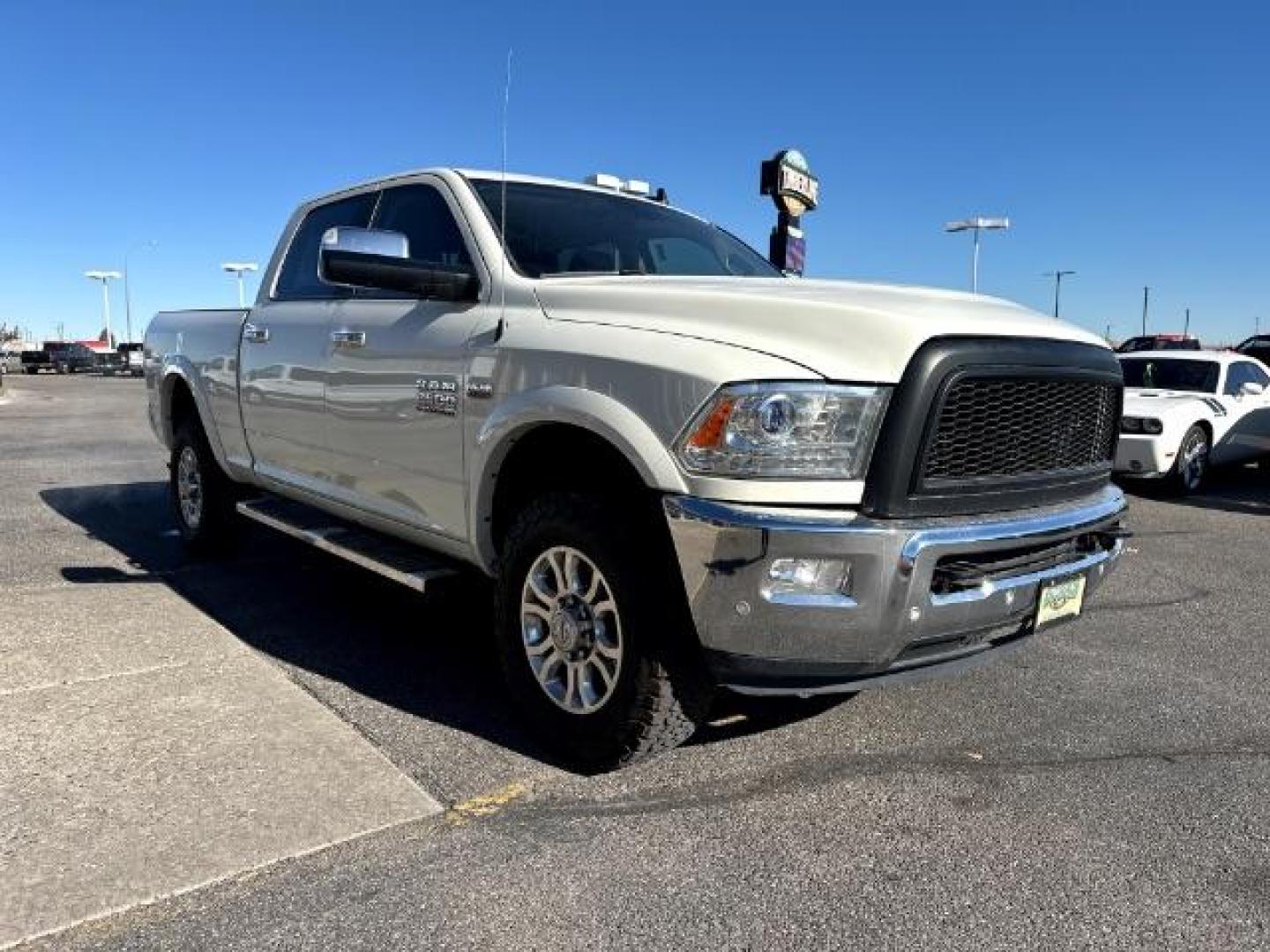 2017 WHITE /Black, leather RAM 2500 Laramie Crew Cab SWB 4WD (3C6UR5FJ6HG) with an 6.4L V8 engine, 6-Speed Automatic transmission, located at 1235 N Woodruff Ave., Idaho Falls, 83401, (208) 523-1053, 43.507172, -112.000488 - At Timberline Auto, finding a great deal on your next vehicle is always easy! Our experienced sales staff's goal is to help find you the right vehicle at the right price! Our knowledgeable finance department has options for almost any credit score. We offer extended service contract options to prote - Photo#6