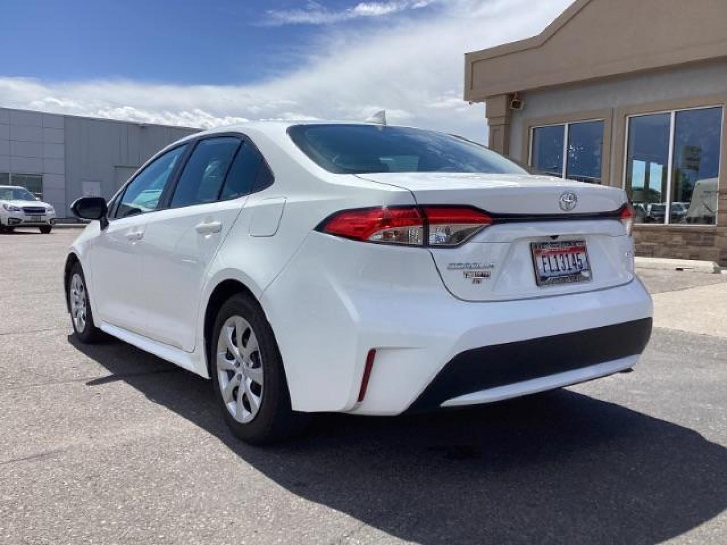 2021 WHITE /CLOTH Toyota Corolla LE (5YFEPMAE1MP) with an 1.8L L4 DOHC 16V engine, Continuously Variable Transmission transmission, located at 1235 N Woodruff Ave., Idaho Falls, 83401, (208) 523-1053, 43.507172, -112.000488 - Photo#3