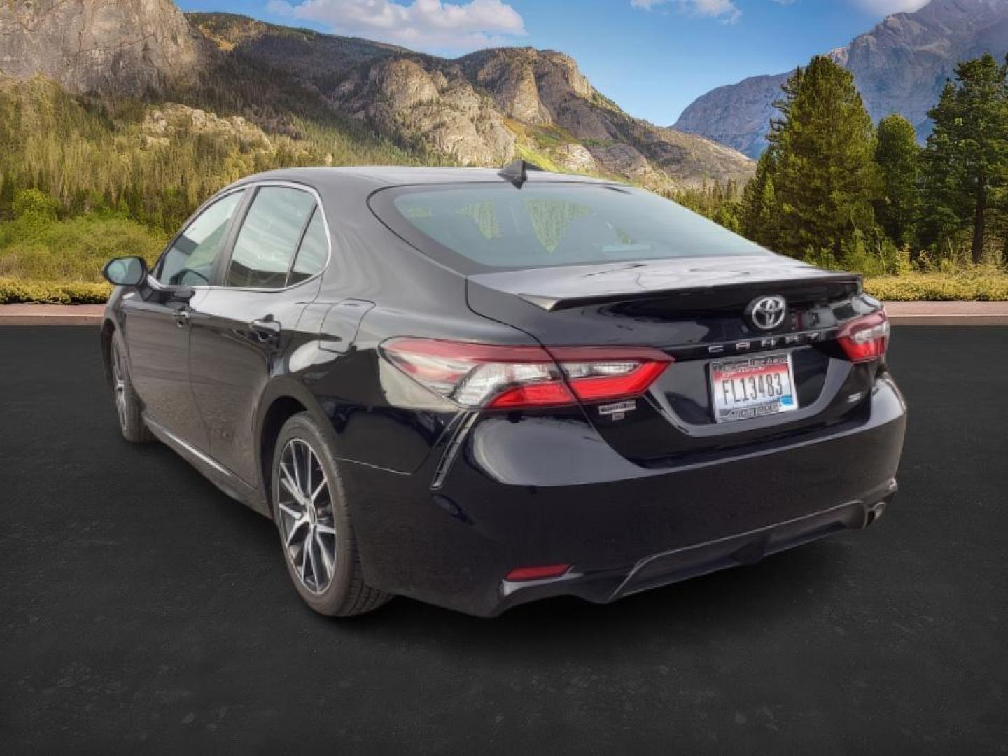 2023 Midnight Black Metallic /Black Toyota Camry SE (4T1G11AKXPU) with an 2.5L L4 DOHC 16V engine, 8-Speed Automatic transmission, located at 1235 N Woodruff Ave., Idaho Falls, 83401, (208) 523-1053, 43.507172, -112.000488 - At Timberline Auto, finding a great deal on your next vehicle is always easy! Our experienced sales staff's goal is to help find you the right vehicle at the right price! Our knowledgeable finance department has options for almost any credit score. We offer extended service contract options to prote - Photo#3