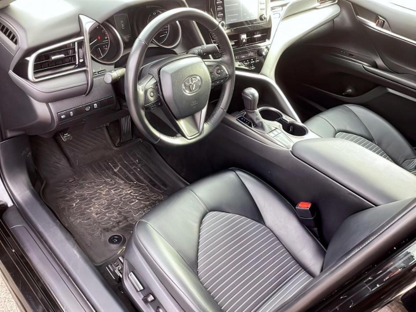 2023 Midnight Black Metallic /Black Toyota Camry SE (4T1G11AKXPU) with an 2.5L L4 DOHC 16V engine, 8-Speed Automatic transmission, located at 1235 N Woodruff Ave., Idaho Falls, 83401, (208) 523-1053, 43.507172, -112.000488 - At Timberline Auto, finding a great deal on your next vehicle is always easy! Our experienced sales staff's goal is to help find you the right vehicle at the right price! Our knowledgeable finance department has options for almost any credit score. We offer extended service contract options to prote - Photo#10