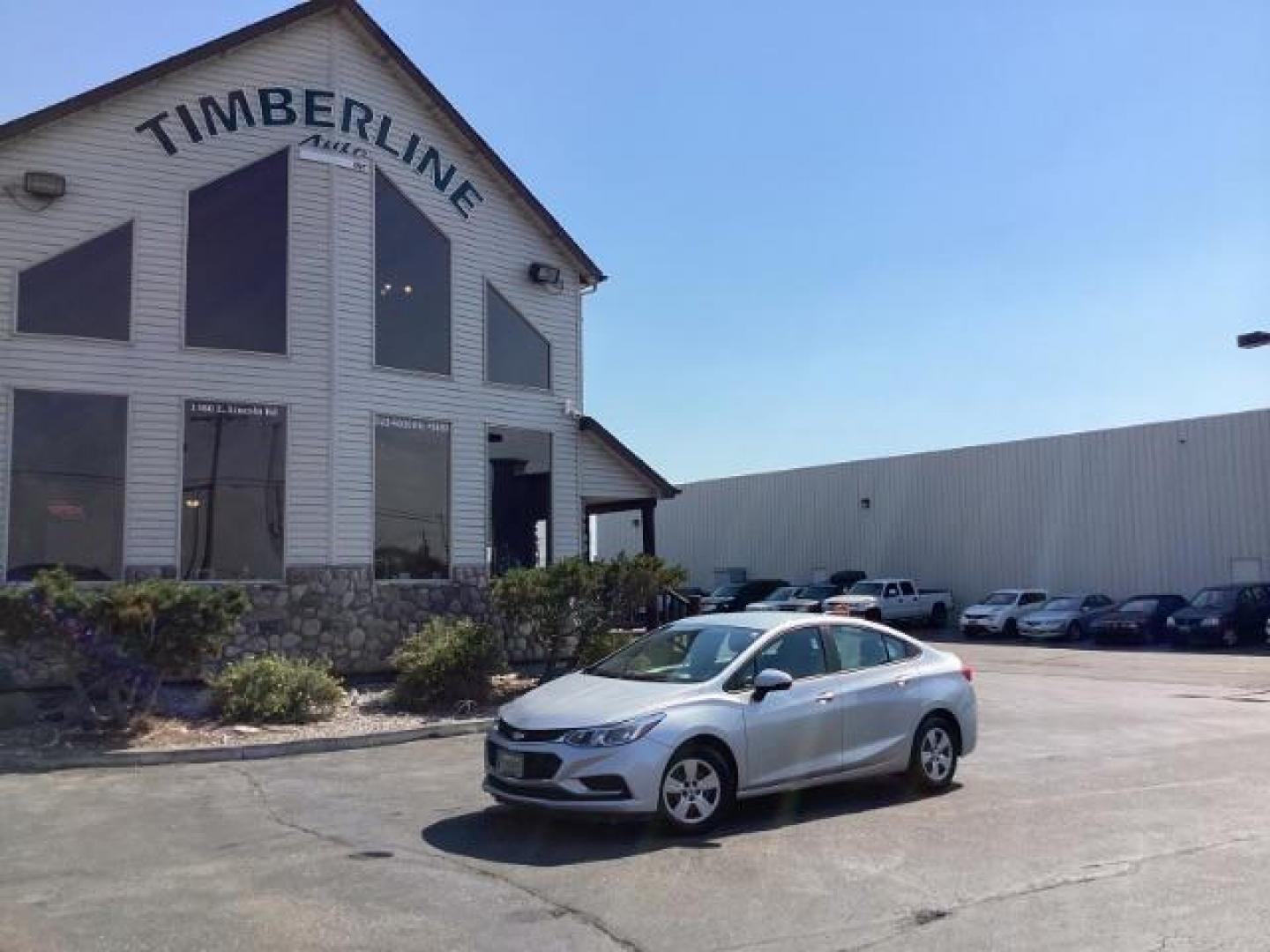 2017 Silver Ice Metallic Chevrolet Cruze SEDAN 4-DR (1G1BC5SM4H7) with an 1.4L L4 DOHC 16V TURBO engine, 6-Speed Automatic transmission, located at 1235 N Woodruff Ave., Idaho Falls, 83401, (208) 523-1053, 43.507172, -112.000488 - Photo#0