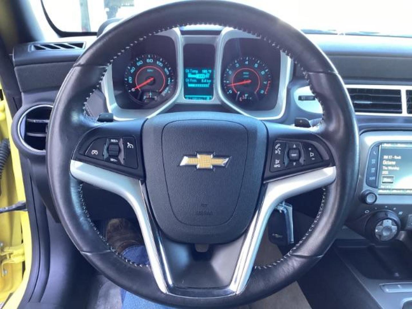 2014 YELLOW /Black Chevrolet Camaro Convertible 1LT (2G1FB3D38E9) with an 3.6L V6 DOHC 24V FFV engine, 6-Speed Automatic transmission, located at 1235 N Woodruff Ave., Idaho Falls, 83401, (208) 523-1053, 43.507172, -112.000488 - Photo#10