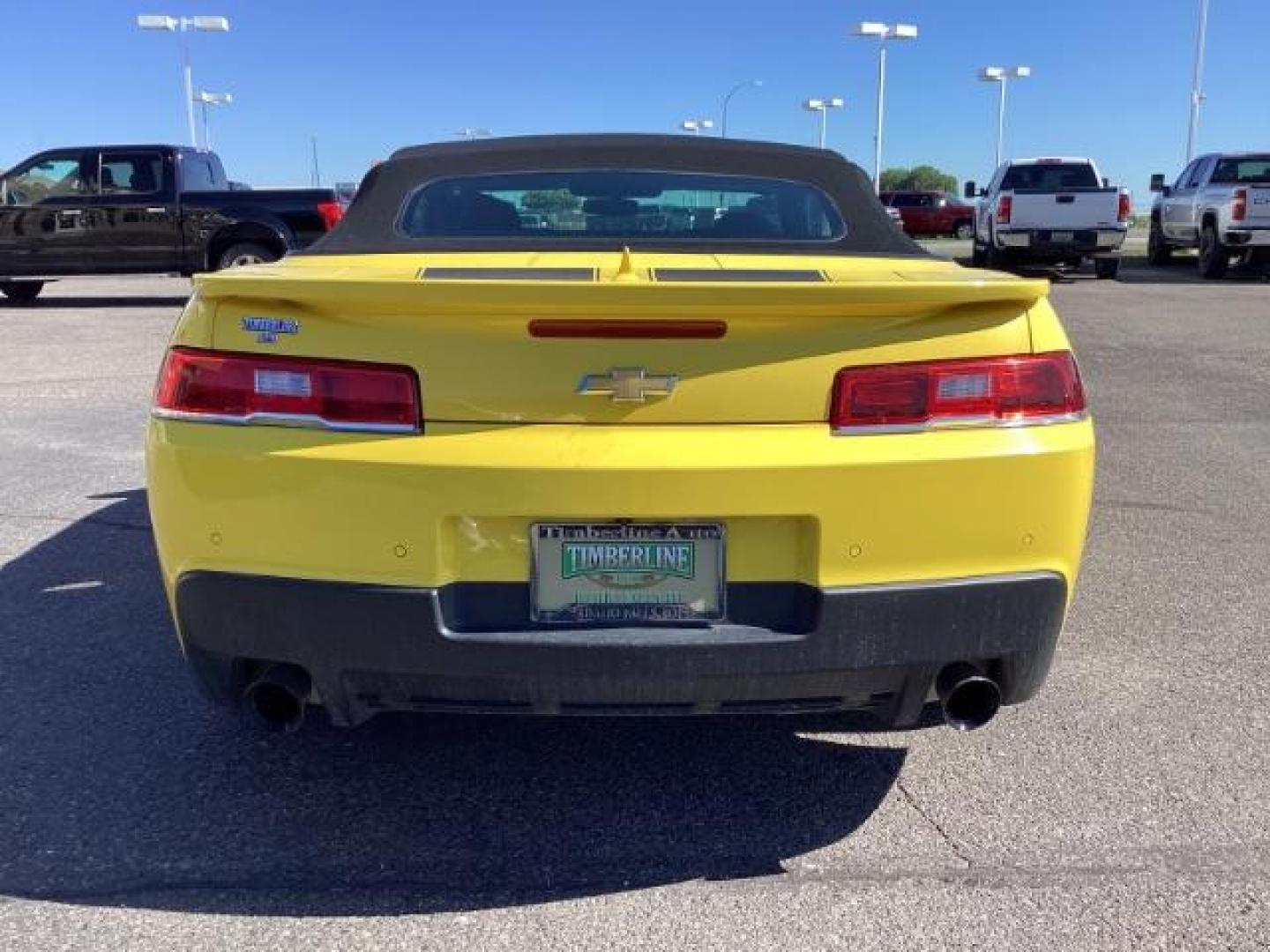 2014 YELLOW /Black Chevrolet Camaro Convertible 1LT (2G1FB3D38E9) with an 3.6L V6 DOHC 24V FFV engine, 6-Speed Automatic transmission, located at 1235 N Woodruff Ave., Idaho Falls, 83401, (208) 523-1053, 43.507172, -112.000488 - Photo#3