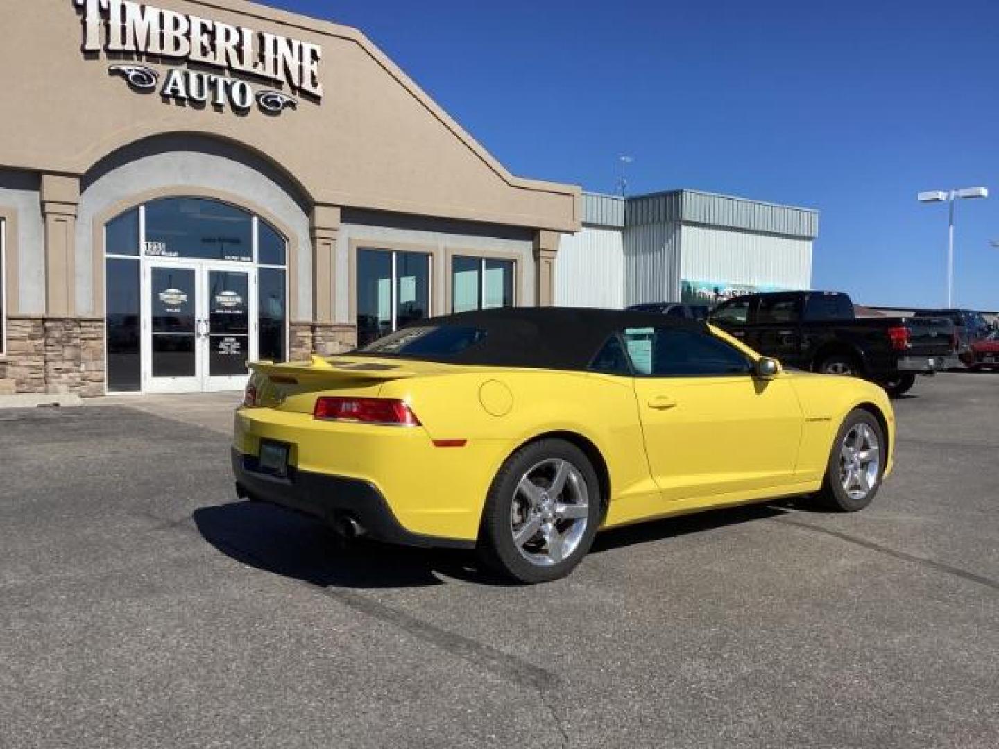 2014 YELLOW /Black Chevrolet Camaro Convertible 1LT (2G1FB3D38E9) with an 3.6L V6 DOHC 24V FFV engine, 6-Speed Automatic transmission, located at 1235 N Woodruff Ave., Idaho Falls, 83401, (208) 523-1053, 43.507172, -112.000488 - Photo#4