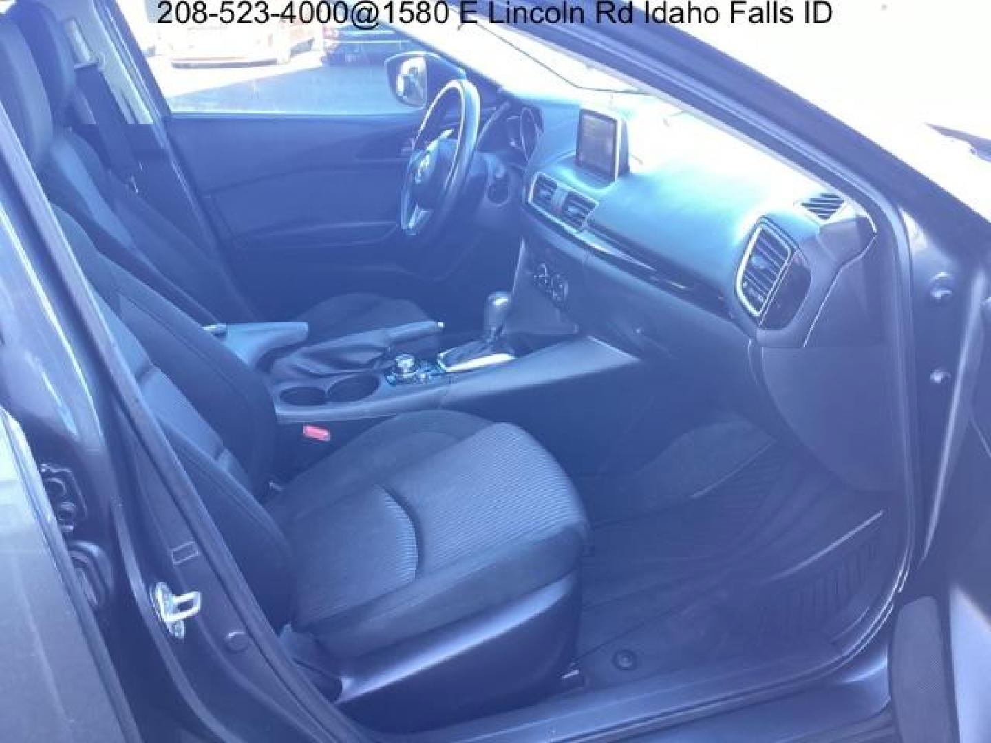 2016 Meteor Gray Mica /Black, cloth Mazda MAZDA3 i Sport AT 5-Door (JM1BM1K77G1) with an 2.0L L4 DOHC 16V engine, 6-Speed Automatic transmission, located at 1235 N Woodruff Ave., Idaho Falls, 83401, (208) 523-1053, 43.507172, -112.000488 - New Inventory. Going through service and inspection. Call for more pictures. At Timberline Auto it is always easy to find a great deal on your next vehicle! Our experienced sales staff can help find the right vehicle will fit your needs. Our knowledgeable finance department has options for almost a - Photo#19