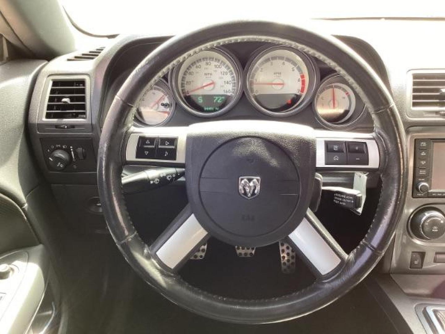 2010 Stone White /Dark Slate Gray Cloth Interior Dodge Challenger R/T (2B3CJ5DT4AH) with an 5.7L V8 OHV 16V engine, MANUAL transmission, located at 1235 N Woodruff Ave., Idaho Falls, 83401, (208) 523-1053, 43.507172, -112.000488 - Photo#16