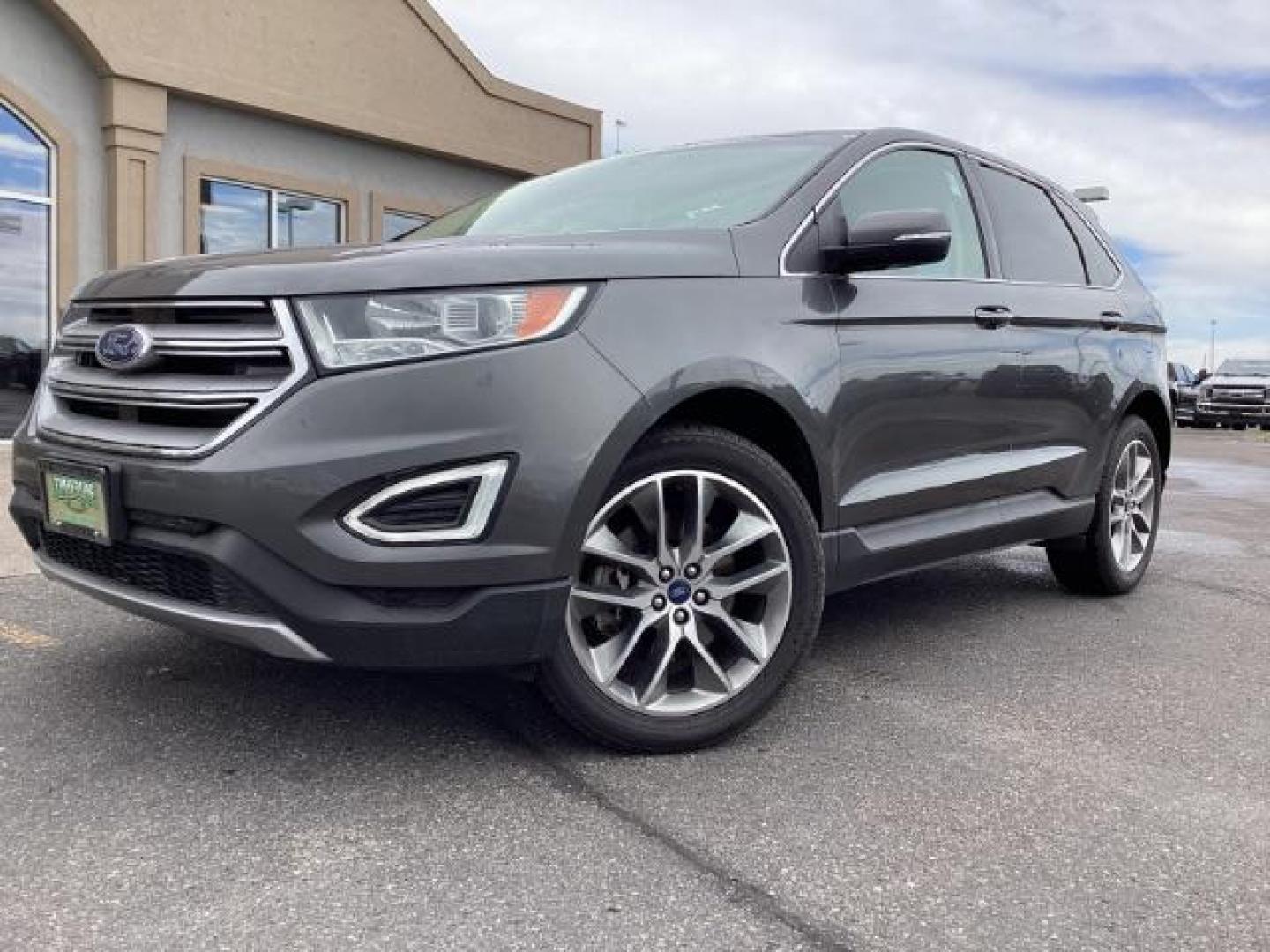 2017 GRAY Ford Edge Titanium AWD (2FMPK4K97HB) with an 2.0L L4 DOHC 16V engine, 6-Speed Automatic transmission, located at 1235 N Woodruff Ave., Idaho Falls, 83401, (208) 523-1053, 43.507172, -112.000488 - Photo#1