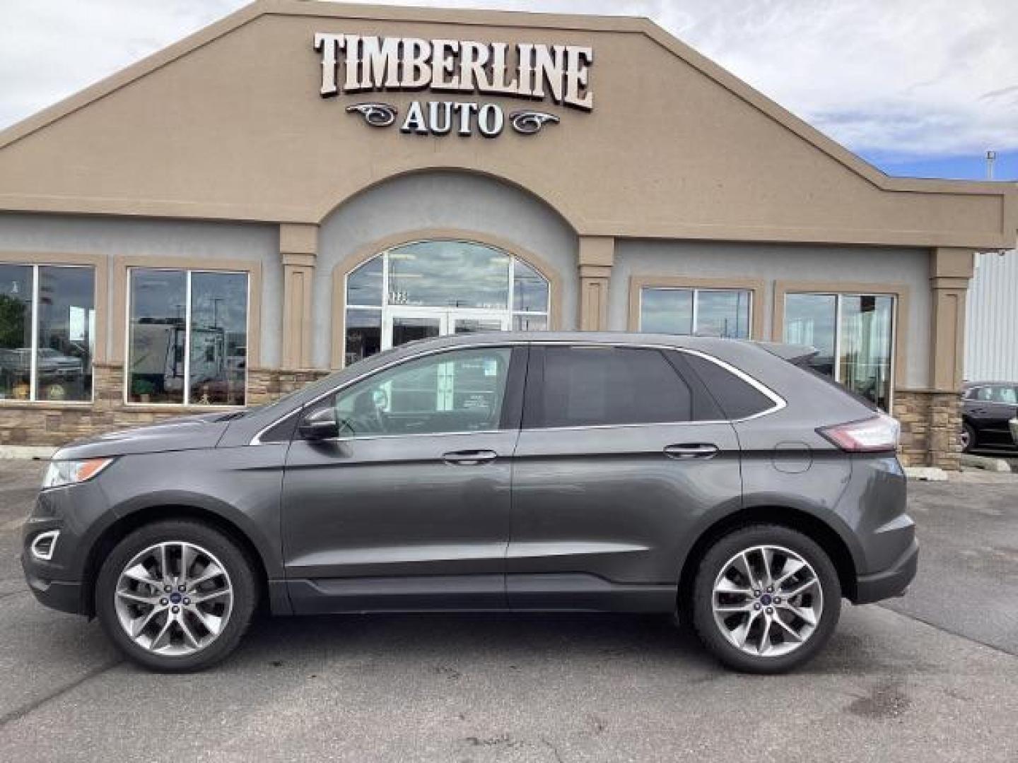 2017 GRAY Ford Edge Titanium AWD (2FMPK4K97HB) with an 2.0L L4 DOHC 16V engine, 6-Speed Automatic transmission, located at 1235 N Woodruff Ave., Idaho Falls, 83401, (208) 523-1053, 43.507172, -112.000488 - Photo#2