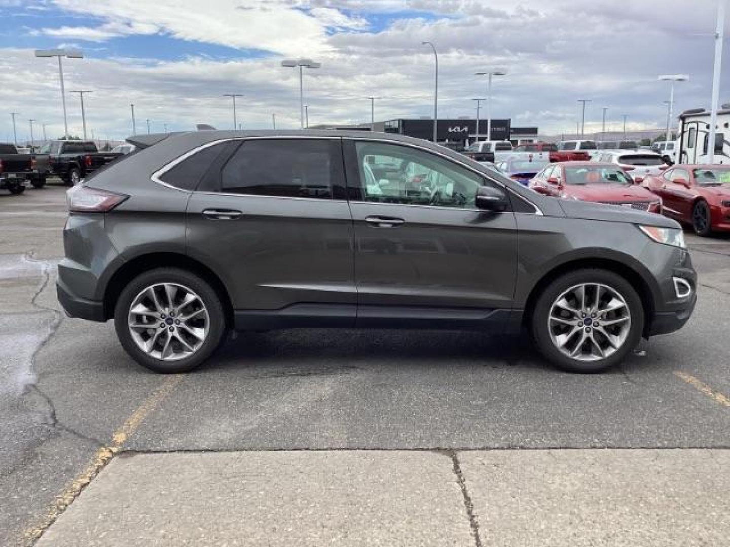 2017 GRAY Ford Edge Titanium AWD (2FMPK4K97HB) with an 2.0L L4 DOHC 16V engine, 6-Speed Automatic transmission, located at 1235 N Woodruff Ave., Idaho Falls, 83401, (208) 523-1053, 43.507172, -112.000488 - Photo#6