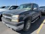2003 GRAY /Dark Charcoal Leather Interior Chevrolet Silverado 2500HD (1GCHK29U33E) with an 60L V8 OHV 16V engine, Automatic transmission, located at 1175 N Woodruff Ave, Idaho Falls, ID, 83401, 43.506901, -111.999657 - At Timberline Auto, finding a great deal on your next vehicle is always easy! Our experienced sales staff's goal is to help find you the right vehicle at the right price! Our knowledgeable finance department has options for almost any credit score. We offer extended service contract options to prote - Photo#1