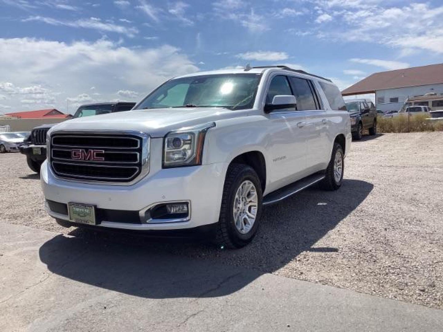 2016 White Frost Tricoat /Cocoa/Dune, premium leather GMC Yukon XL SLT 4WD (1GKS2GKC2GR) with an 5.3L V8 OHV 16V engine, 6-Speed Automatic transmission, located at 1235 N Woodruff Ave., Idaho Falls, 83401, (208) 523-1053, 43.507172, -112.000488 - Photo#0