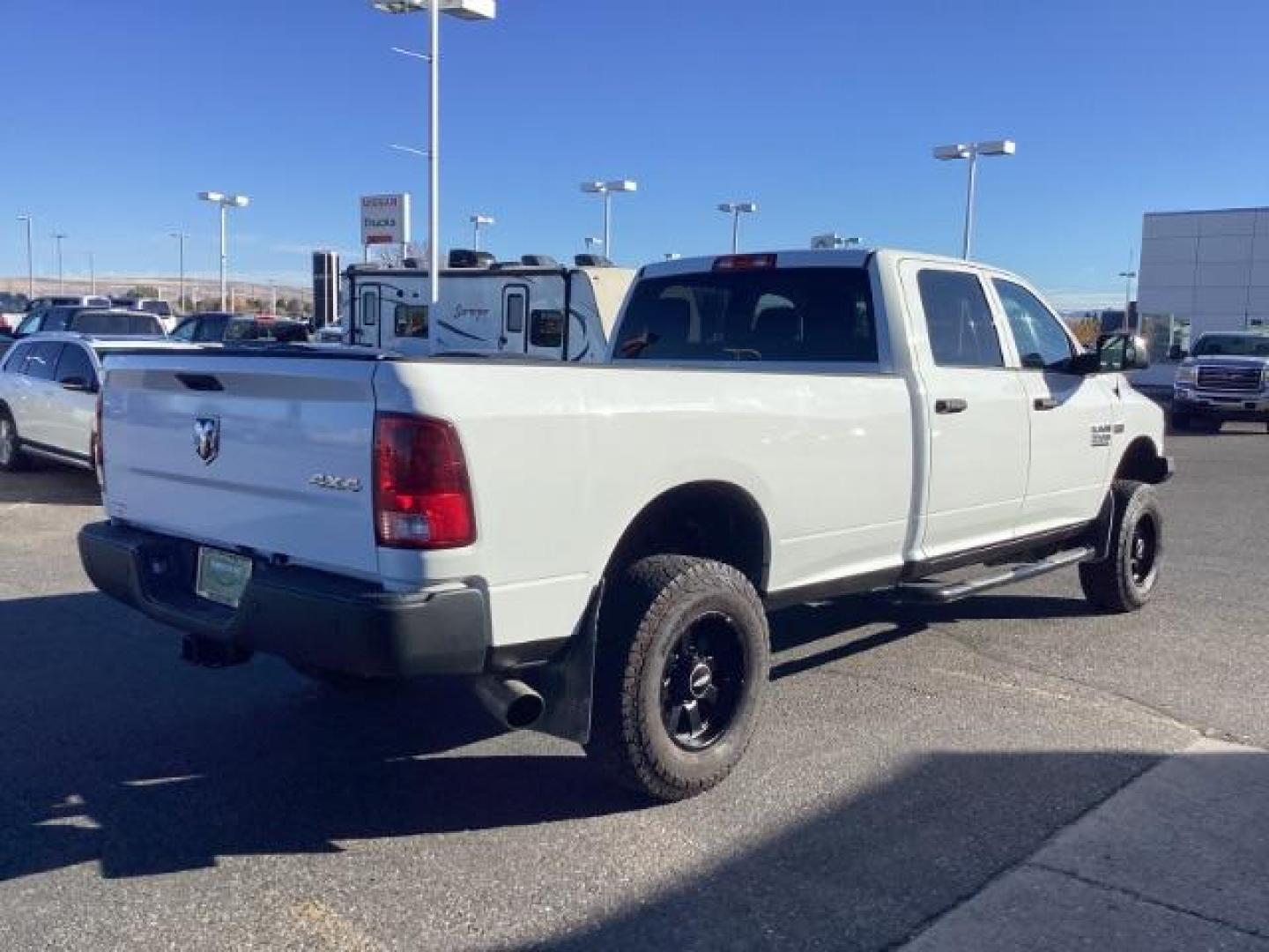 2014 Bright White Clearcoat /Diesel Gray/Black RAM 3500 ST Crew Cab LWB 4WD (3C63R3GJ1EG) with an 6.4 V8 engine, 6-Speed Automatic transmission, located at 1235 N Woodruff Ave., Idaho Falls, 83401, (208) 523-1053, 43.507172, -112.000488 - Photo#6