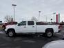 2013 Summit White /Ebony Cloth Interior GMC Sierra 3500HD SLE Crew Cab Long Box 4WD (1GT423C80DF) with an 6.6L V8 32V OHV DIESEL engine, 6-Speed Automatic transmission, located at 1235 N Woodruff Ave., Idaho Falls, 83401, (208) 523-1053, 43.507172, -112.000488 - At Timberline Auto, finding a great deal on your next vehicle is always easy! Our experienced sales staff's goal is to help find you the right vehicle at the right price! Our knowledgeable finance department has options for almost any credit score. We offer extended service contract options to prote - Photo#1