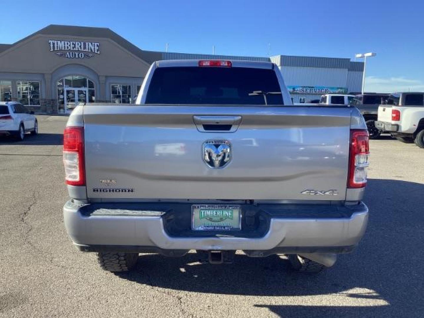 2020 Billet Silver Metallic Clear Coat /Black, cloth RAM 2500 Tradesman Crew Cab SWB 4WD (3C6UR5DL1LG) with an 6.7L L6 OHV 24V TURBO DIESEL engine, 6-Speed Automatic transmission, located at 1235 N Woodruff Ave., Idaho Falls, 83401, (208) 523-1053, 43.507172, -112.000488 - At Timberline Auto, finding a great deal on your next vehicle is always easy! Our experienced sales staff's goal is to help find you the right vehicle at the right price! Our knowledgeable finance department has options for almost any credit score. We offer extended service contract options to prote - Photo#4