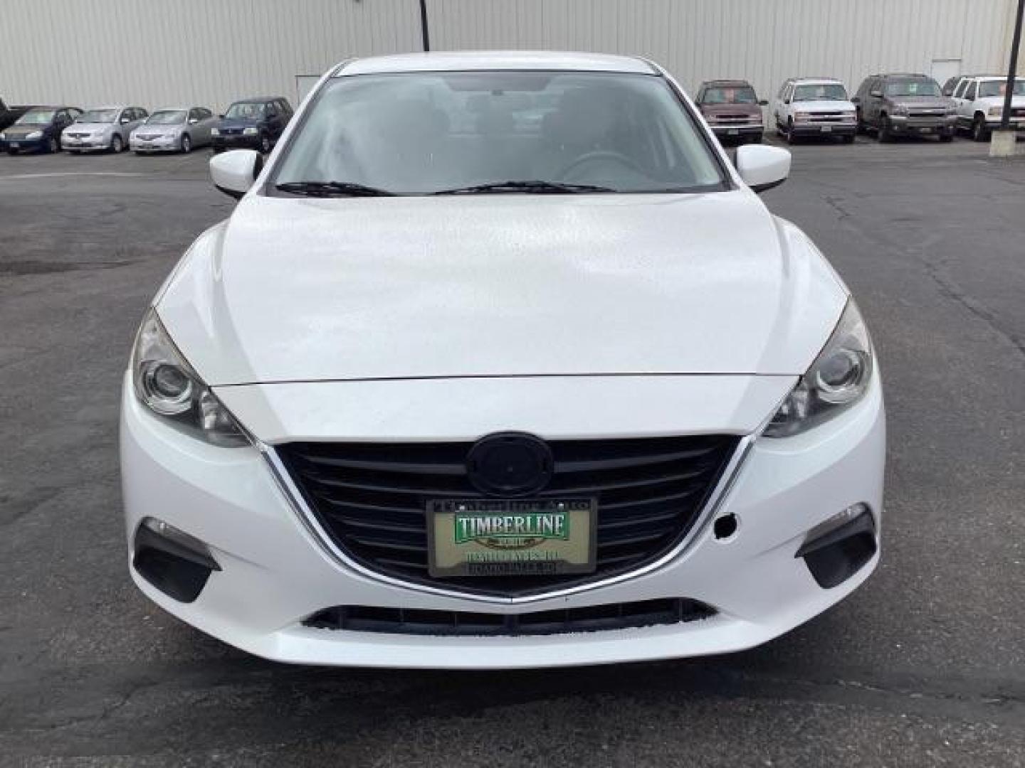 2014 WHITE /Black Mazda MAZDA3 i Sport AT 4-Door (JM1BM1U74E1) with an 2.0L L4 DOHC 16V engine, 6-Speed Automatic transmission, located at 1235 N Woodruff Ave., Idaho Falls, 83401, (208) 523-1053, 43.507172, -112.000488 - Photo#7