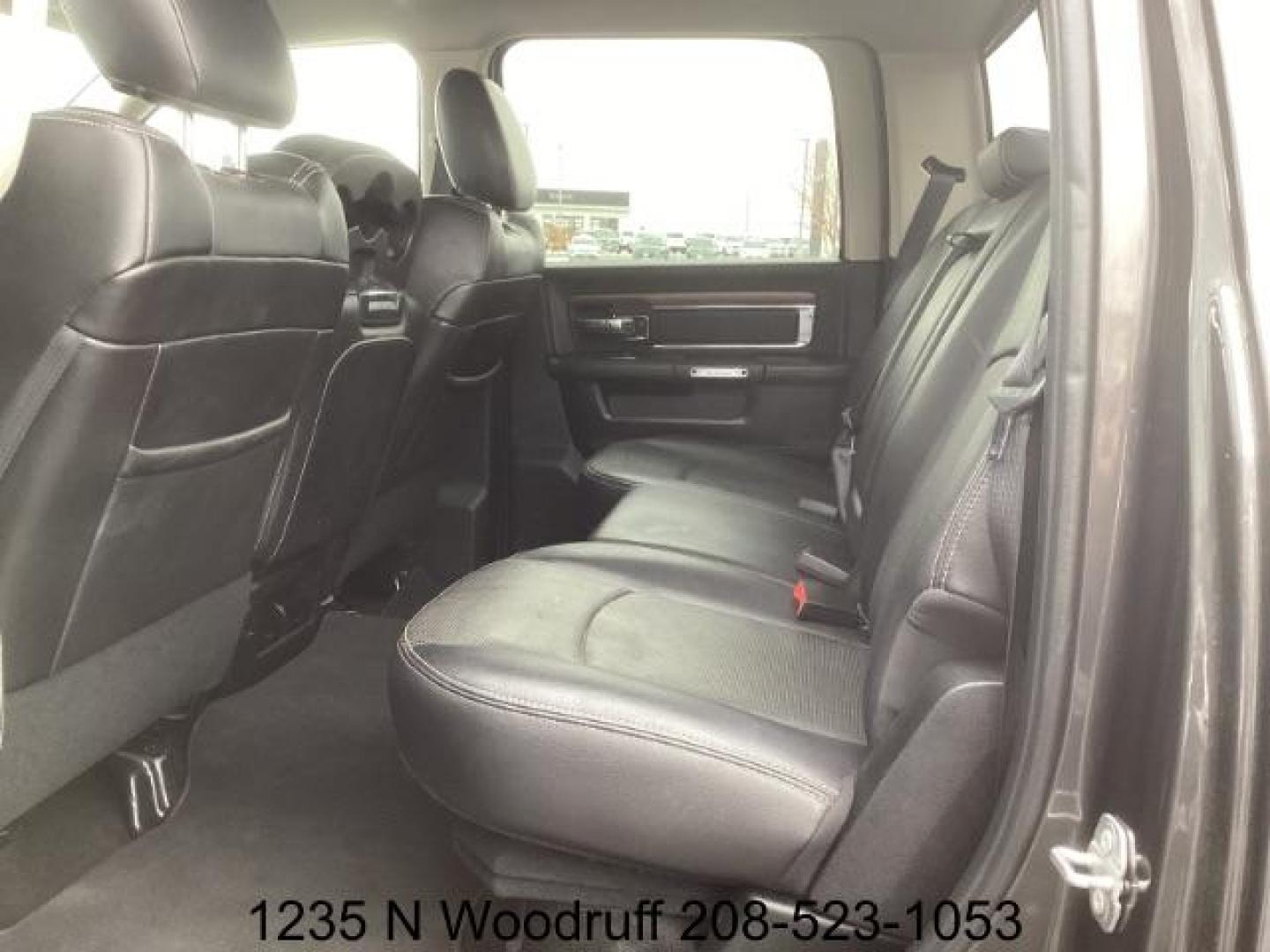 2017 GRAY /Black, leather RAM 2500 Laramie Crew Cab SWB 4WD (3C6UR5FL3HG) with an 6.7L L6 OHV 24V TURBO DIESEL engine, 6-Speed Automatic transmission, located at 1235 N Woodruff Ave., Idaho Falls, 83401, (208) 523-1053, 43.507172, -112.000488 - At Timberline Auto, finding a great deal on your next vehicle is always easy! Our experienced sales staff's goal is to help find you the right vehicle at the right price! Our knowledgeable finance department has options for almost any credit score. We offer extended service contract options to prote - Photo#10