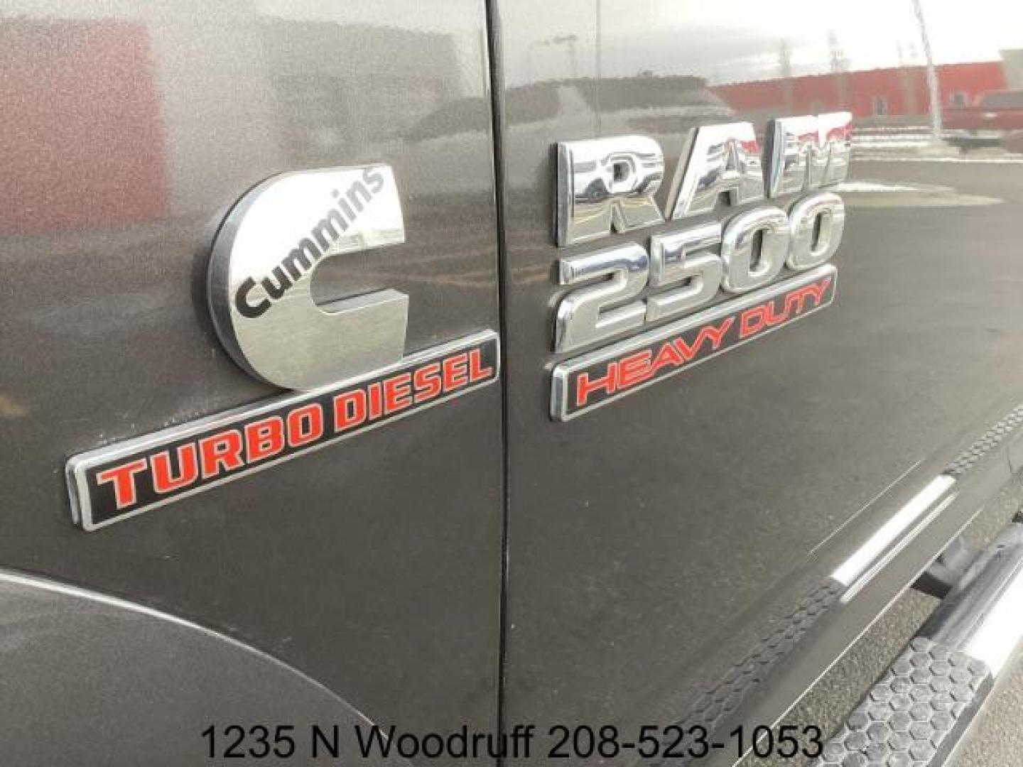 2017 GRAY /Black, leather RAM 2500 Laramie Crew Cab SWB 4WD (3C6UR5FL3HG) with an 6.7L L6 OHV 24V TURBO DIESEL engine, 6-Speed Automatic transmission, located at 1235 N Woodruff Ave., Idaho Falls, 83401, (208) 523-1053, 43.507172, -112.000488 - At Timberline Auto, finding a great deal on your next vehicle is always easy! Our experienced sales staff's goal is to help find you the right vehicle at the right price! Our knowledgeable finance department has options for almost any credit score. We offer extended service contract options to prote - Photo#15