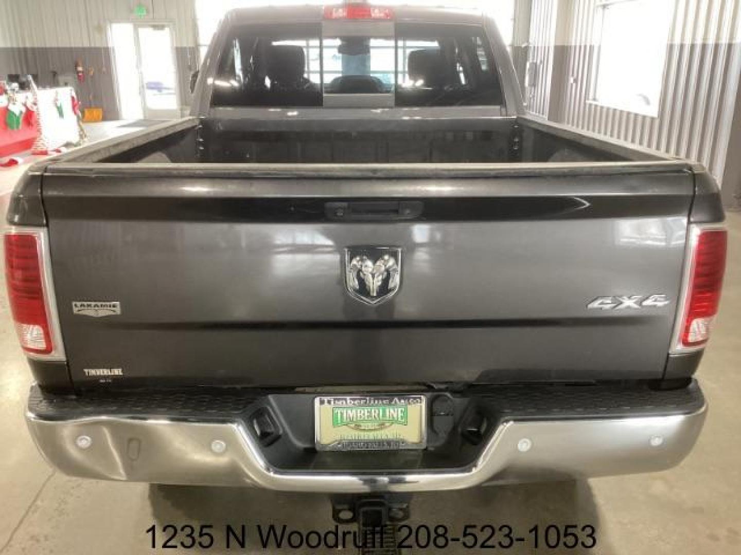 2017 GRAY /Black, leather RAM 2500 Laramie Crew Cab SWB 4WD (3C6UR5FL3HG) with an 6.7L L6 OHV 24V TURBO DIESEL engine, 6-Speed Automatic transmission, located at 1235 N Woodruff Ave., Idaho Falls, 83401, (208) 523-1053, 43.507172, -112.000488 - At Timberline Auto, finding a great deal on your next vehicle is always easy! Our experienced sales staff's goal is to help find you the right vehicle at the right price! Our knowledgeable finance department has options for almost any credit score. We offer extended service contract options to prote - Photo#3