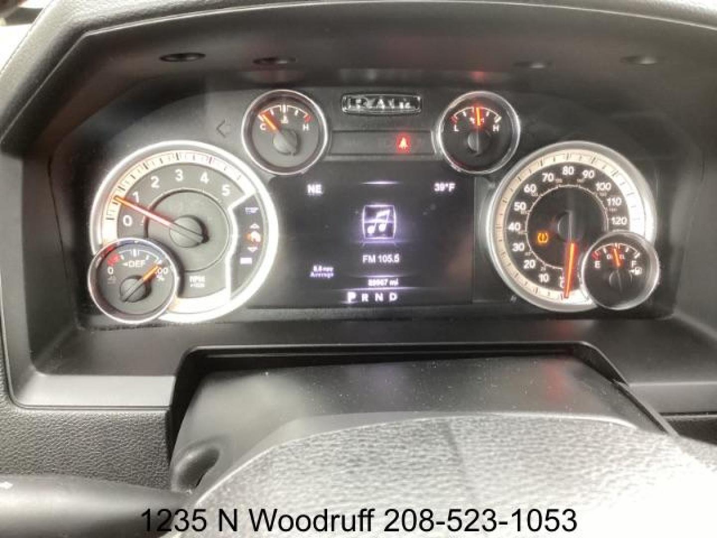 2017 GRAY /Black, leather RAM 2500 Laramie Crew Cab SWB 4WD (3C6UR5FL3HG) with an 6.7L L6 OHV 24V TURBO DIESEL engine, 6-Speed Automatic transmission, located at 1235 N Woodruff Ave., Idaho Falls, 83401, (208) 523-1053, 43.507172, -112.000488 - At Timberline Auto, finding a great deal on your next vehicle is always easy! Our experienced sales staff's goal is to help find you the right vehicle at the right price! Our knowledgeable finance department has options for almost any credit score. We offer extended service contract options to prote - Photo#8