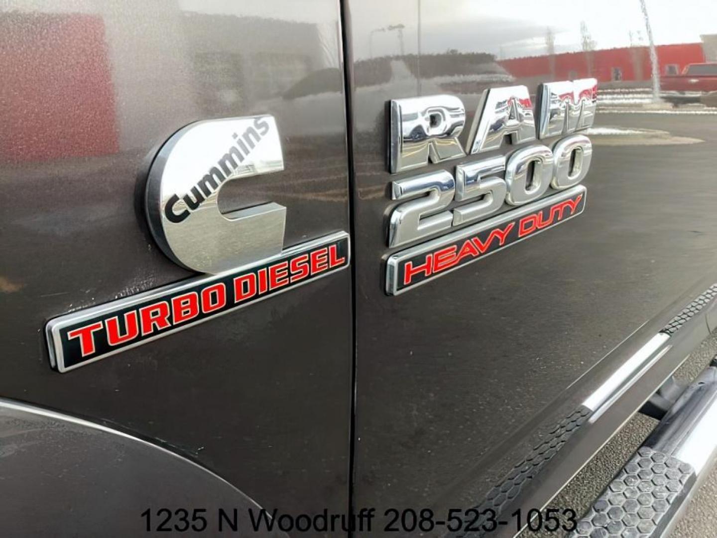 2017 GRAY /Black, leather RAM 2500 Laramie Crew Cab SWB 4WD (3C6UR5FL3HG) with an 6.7L L6 OHV 24V TURBO DIESEL engine, 6-Speed Automatic transmission, located at 1235 N Woodruff Ave., Idaho Falls, 83401, (208) 523-1053, 43.507172, -112.000488 - At Timberline Auto, finding a great deal on your next vehicle is always easy! Our experienced sales staff's goal is to help find you the right vehicle at the right price! Our knowledgeable finance department has options for almost any credit score. We offer extended service contract options to prote - Photo#15