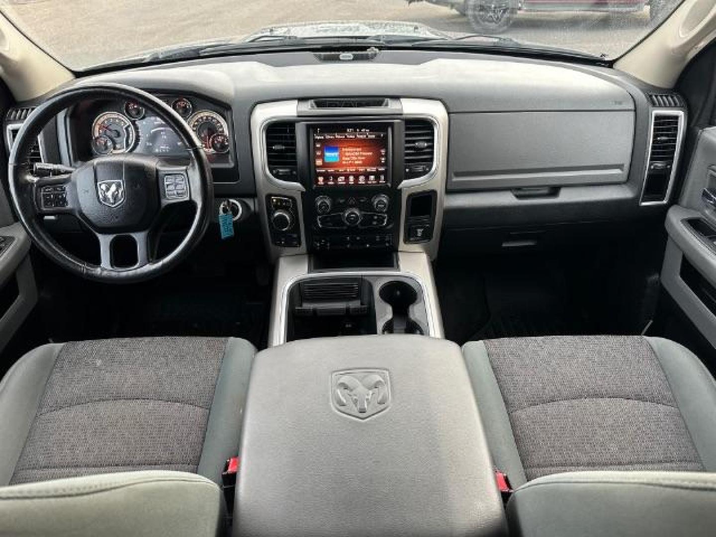 2016 GRAY /Black/Diesel Gray, cloth RAM 1500 SLT Crew Cab LWB 4WD (1C6RR7TM9GS) with an 3.0L V6 DOHC 24V DIESEL engine, 8-Speed Automatic transmission, located at 1235 N Woodruff Ave., Idaho Falls, 83401, (208) 523-1053, 43.507172, -112.000488 - Photo#21