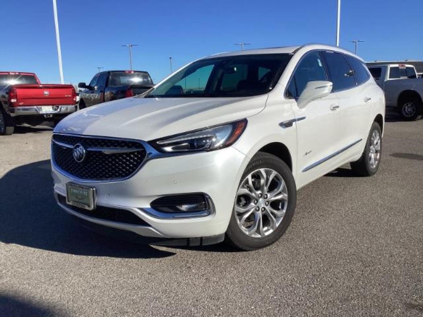 2021 White Frost Tricoat /Ebony Seats w/Ebony Interior Accents, leather Buick Enclave Avenir AWD (5GAEVCKW7MJ) with an 3.6L V6 DOHC 24V engine, 9-Speed Automatic transmission, located at 1235 N Woodruff Ave., Idaho Falls, 83401, (208) 523-1053, 43.507172, -112.000488 - At Timberline Auto, finding a great deal on your next vehicle is always easy! Our experienced sales staff's goal is to help find you the right vehicle at the right price! Our knowledgeable finance department has options for almost any credit score. We offer extended service contract options to prote - Photo#1