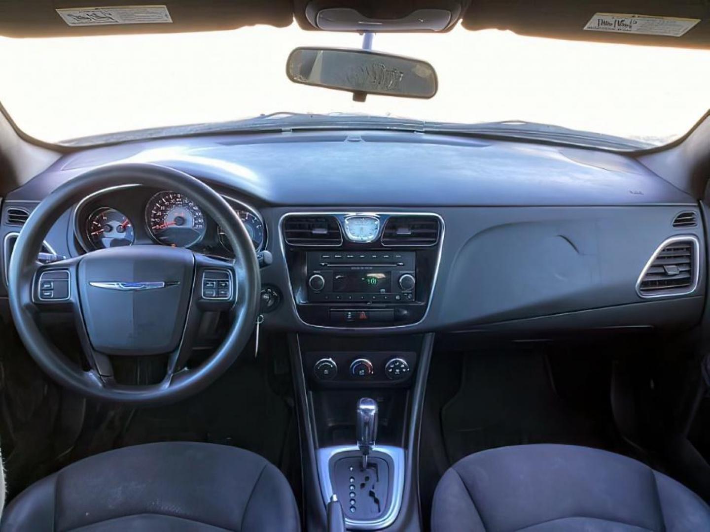 2013 Billet Silver Metallic /Black Cloth Interior Chrysler 200 LX (1C3CCBAB8DN) with an 2.4L L4 DOHC 16V engine, 6-Speed Automatic transmission, located at 1235 N Woodruff Ave., Idaho Falls, 83401, (208) 523-1053, 43.507172, -112.000488 - At Timberline Auto, finding a great deal on your next vehicle is always easy! Our experienced sales staff's goal is to help find you the right vehicle at the right price! Our knowledgeable finance department has options for almost any credit score. We offer extended service contract options to prote - Photo#10