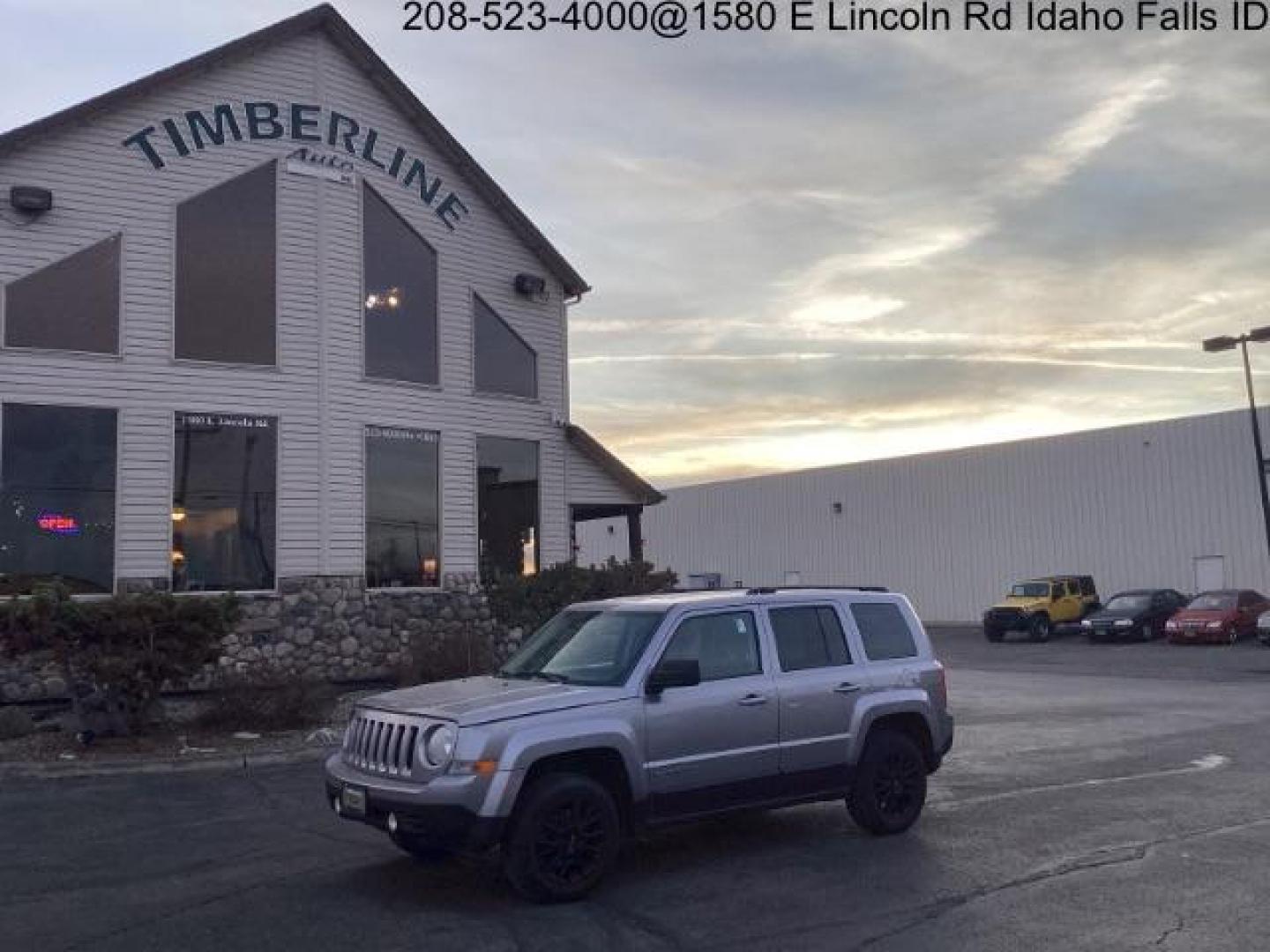2015 Billet Silver Metallic CC /Dark Slate Gray Jeep Patriot Sport 4WD (1C4NJRAB6FD) with an 2.4L L4 DOHC 16V engine, Continuously Variable Transmission transmission, located at 1235 N Woodruff Ave., Idaho Falls, 83401, (208) 523-1053, 43.507172, -112.000488 - Photo#0