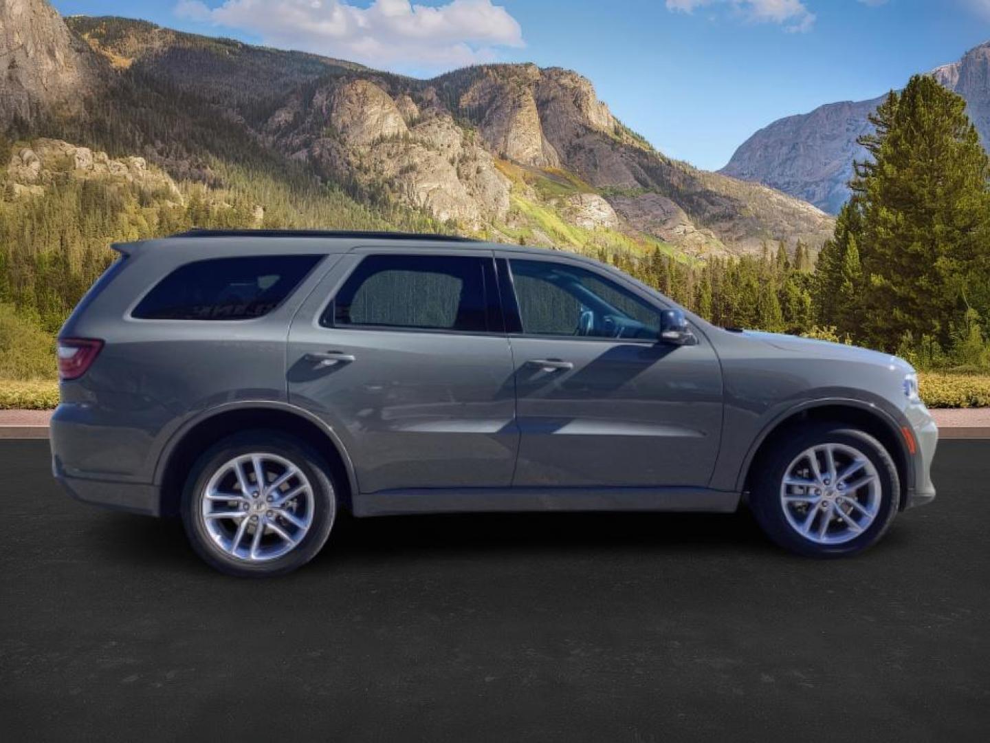 2023 Destroyer Grey Clear Coat /Black Dodge Durango (1C4RDJDG9PC) with an 36L V6 DOHC 24V engine, Automatic transmission, located at 1175 N Woodruff Ave, Idaho Falls, ID, 83401, 43.506901, -111.999657 - At Timberline Auto, finding a great deal on your next vehicle is always easy! Our experienced sales staff's goal is to help find you the right vehicle at the right price! Our knowledgeable finance department has options for almost any credit score. We offer extended service contract options to prote - Photo#6