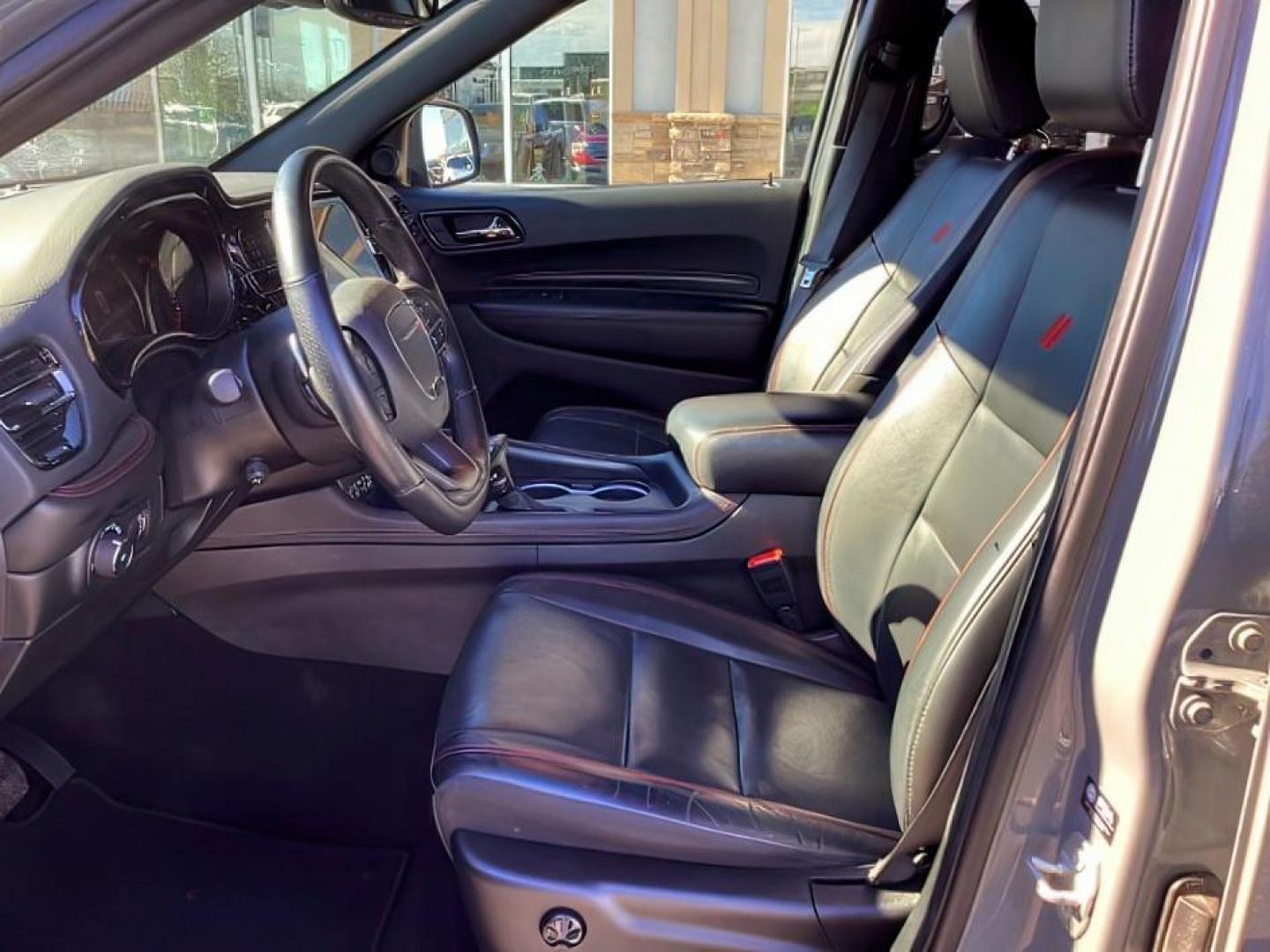 2023 Destroyer Grey Clear Coat /Black Dodge Durango (1C4RDJDG9PC) with an 36L V6 DOHC 24V engine, Automatic transmission, located at 1175 N Woodruff Ave, Idaho Falls, ID, 83401, 43.506901, -111.999657 - At Timberline Auto, finding a great deal on your next vehicle is always easy! Our experienced sales staff's goal is to help find you the right vehicle at the right price! Our knowledgeable finance department has options for almost any credit score. We offer extended service contract options to prote - Photo#9