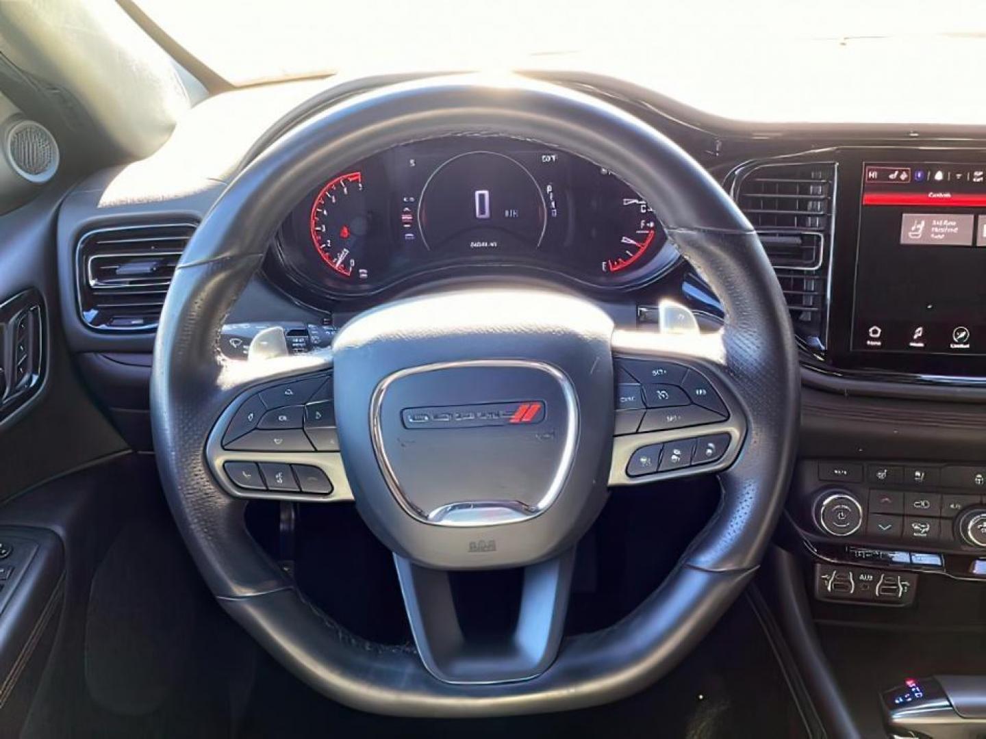 2023 Destroyer Grey Clear Coat /Black Dodge Durango (1C4RDJDG9PC) with an 36L V6 DOHC 24V engine, Automatic transmission, located at 1175 N Woodruff Ave, Idaho Falls, ID, 83401, 43.506901, -111.999657 - At Timberline Auto, finding a great deal on your next vehicle is always easy! Our experienced sales staff's goal is to help find you the right vehicle at the right price! Our knowledgeable finance department has options for almost any credit score. We offer extended service contract options to prote - Photo#14