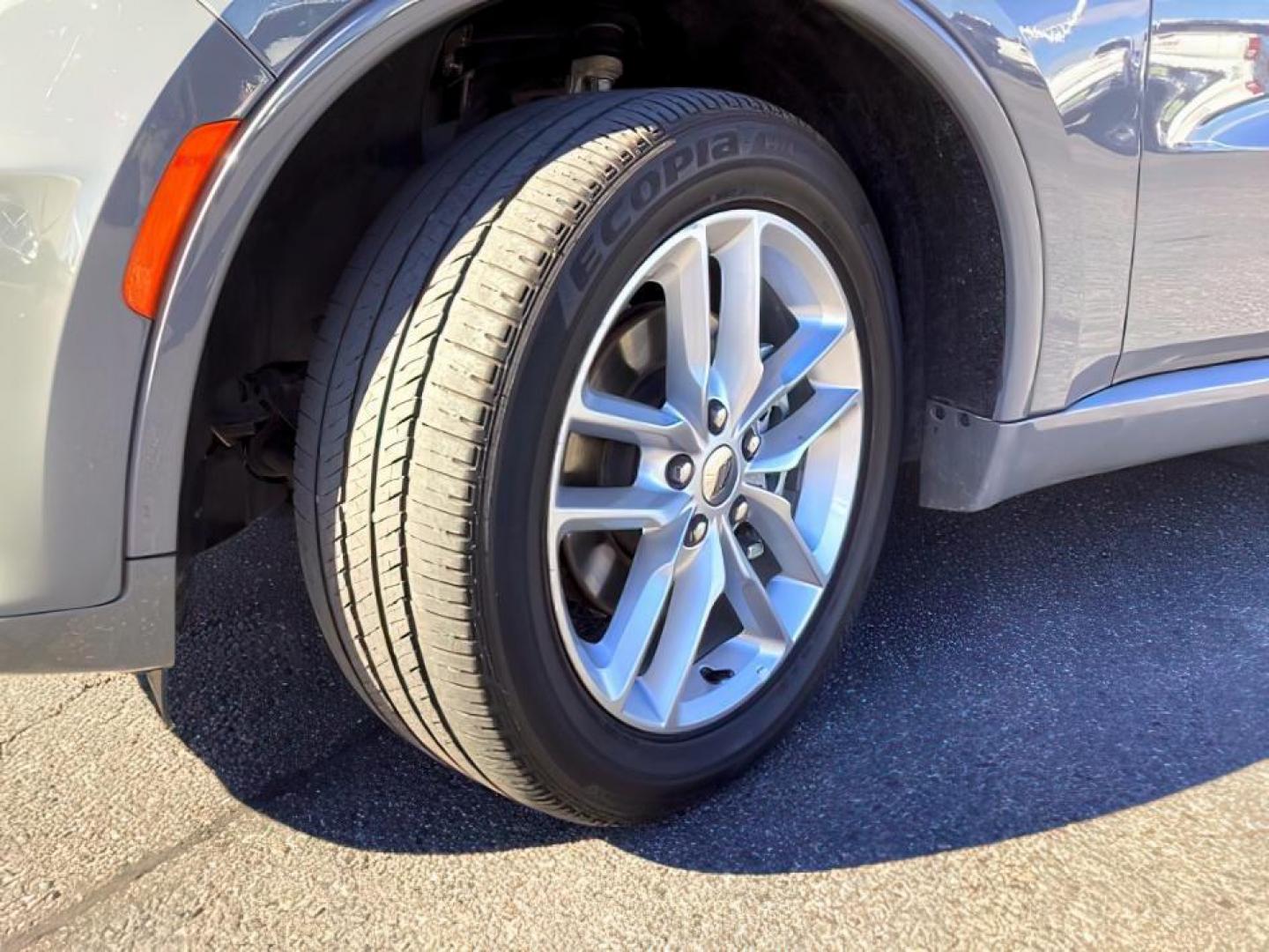 2023 Destroyer Grey Clear Coat /Black Dodge Durango (1C4RDJDG9PC) with an 36L V6 DOHC 24V engine, Automatic transmission, located at 1175 N Woodruff Ave, Idaho Falls, ID, 83401, 43.506901, -111.999657 - At Timberline Auto, finding a great deal on your next vehicle is always easy! Our experienced sales staff's goal is to help find you the right vehicle at the right price! Our knowledgeable finance department has options for almost any credit score. We offer extended service contract options to prote - Photo#41