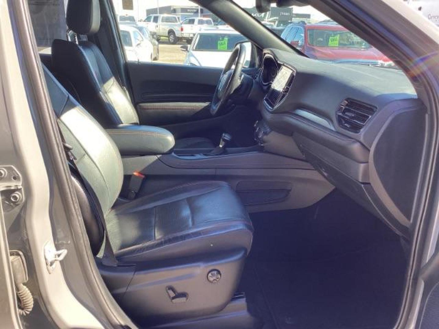 2023 Destroyer Grey Clear Coat /Black Dodge Durango GT Plus AWD (1C4RDJDG9PC) with an 3.6L V6 DOHC 24V engine, 8-Speed Automatic transmission, located at 1235 N Woodruff Ave., Idaho Falls, 83401, (208) 523-1053, 43.507172, -112.000488 - At Timberline Auto, finding a great deal on your next vehicle is always easy! Our experienced sales staff's goal is to help find you the right vehicle at the right price! Our knowledgeable finance department has options for almost any credit score. We offer extended service contract options to prote - Photo#35