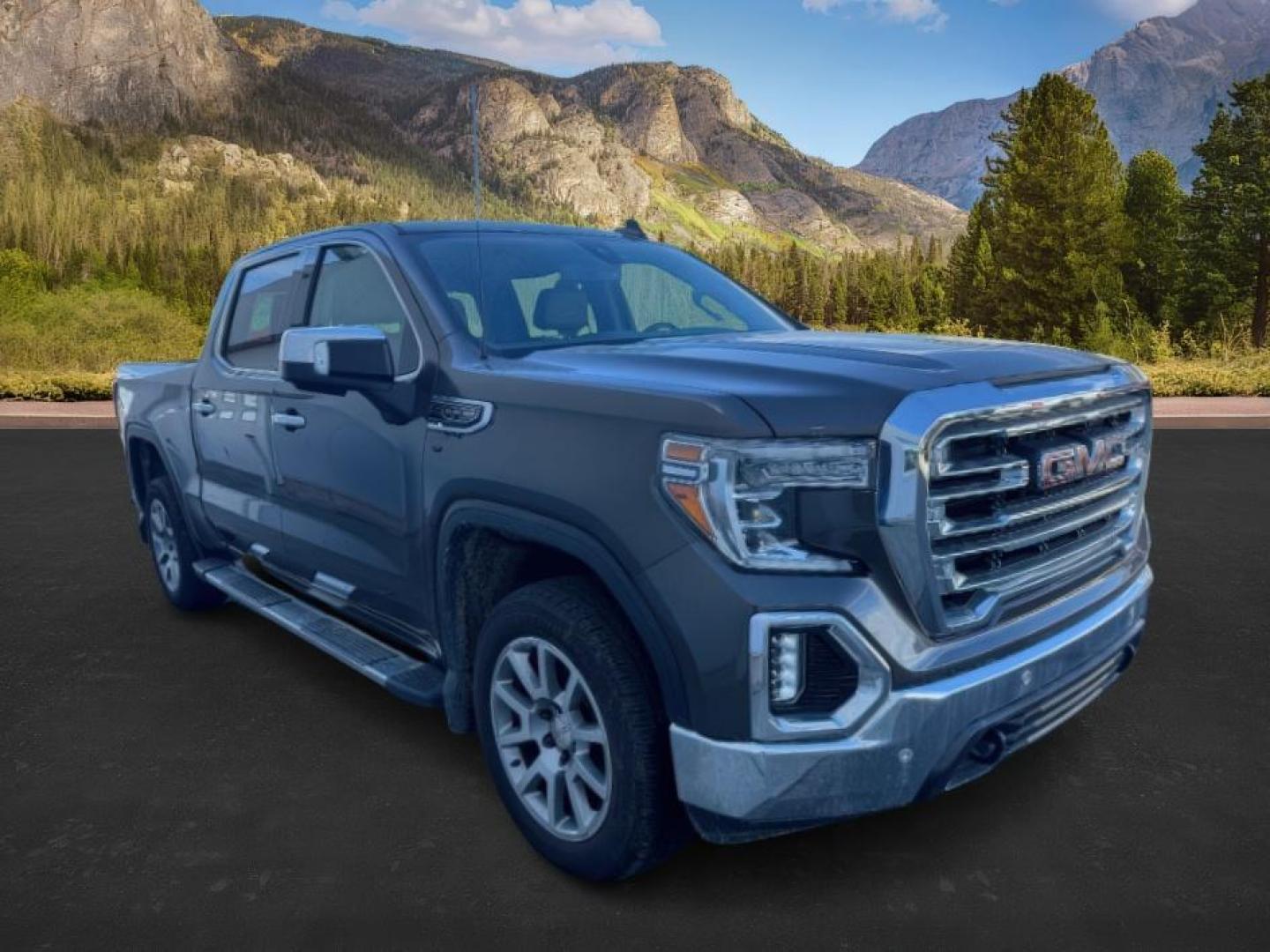 2019 GRAY /Jet Black, leather GMC Sierra 1500 SLT Crew Cab Short Box 4WD (1GTU9DED6KZ) with an 5.3L V8 OHV 16V engine, 6-Speed Automatic transmission, located at 1235 N Woodruff Ave., Idaho Falls, 83401, (208) 523-1053, 43.507172, -112.000488 - At Timberline Auto, finding a great deal on your next vehicle is always easy! Our experienced sales staff's goal is to help find you the right vehicle at the right price! Our knowledgeable finance department has options for almost any credit score. We offer extended service contract options to prote - Photo#6