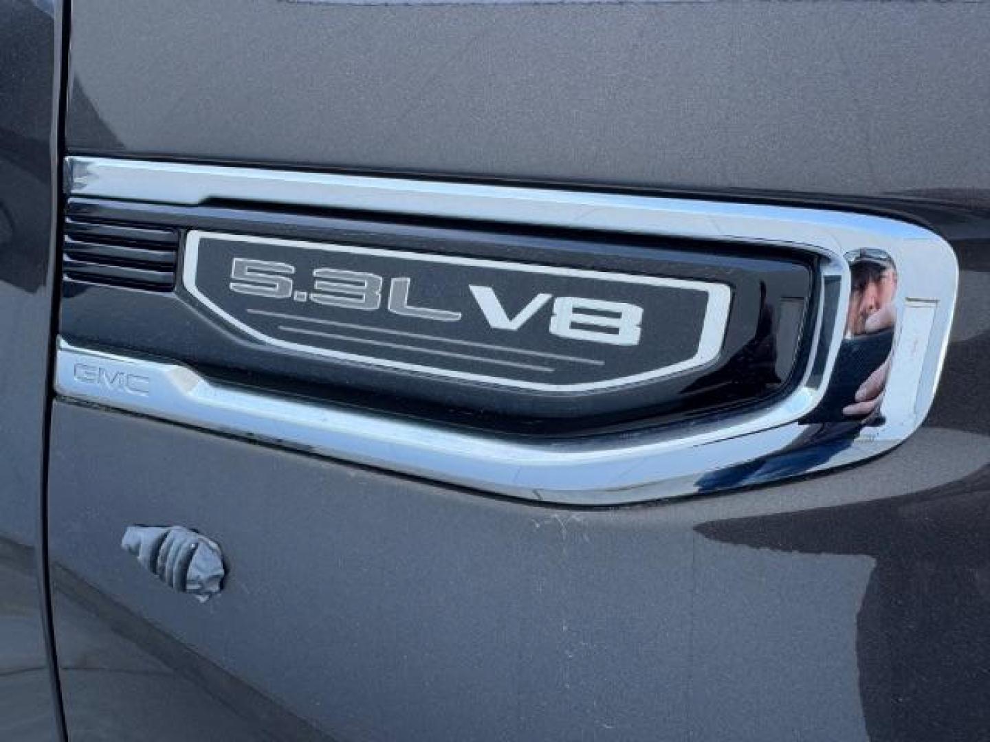 2019 GRAY /Jet Black, leather GMC Sierra 1500 SLT Crew Cab Short Box 4WD (1GTU9DED6KZ) with an 5.3L V8 OHV 16V engine, 6-Speed Automatic transmission, located at 1235 N Woodruff Ave., Idaho Falls, 83401, (208) 523-1053, 43.507172, -112.000488 - Photo#25
