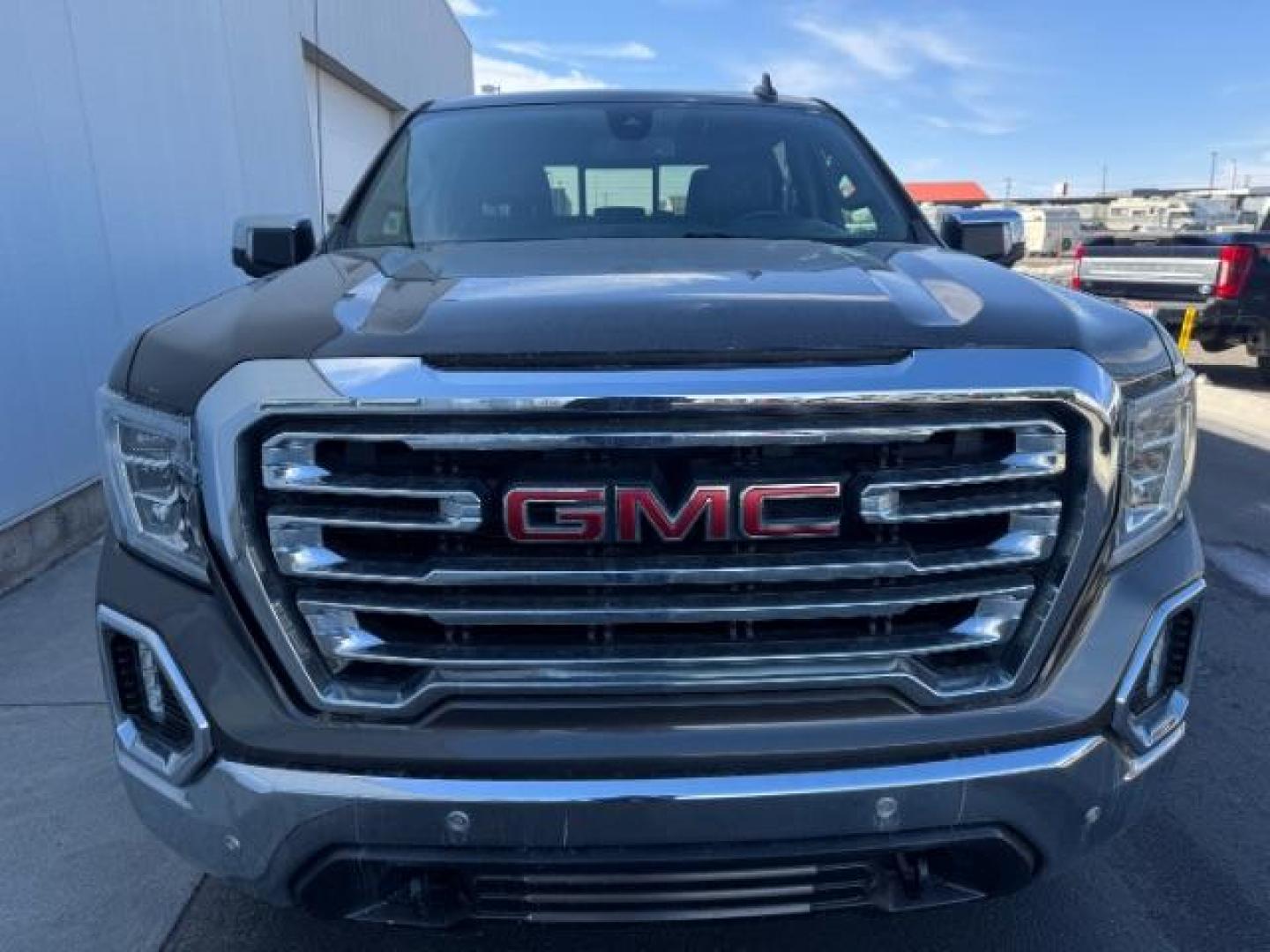 2019 GRAY /Jet Black, leather GMC Sierra 1500 SLT Crew Cab Short Box 4WD (1GTU9DED6KZ) with an 5.3L V8 OHV 16V engine, 6-Speed Automatic transmission, located at 1235 N Woodruff Ave., Idaho Falls, 83401, (208) 523-1053, 43.507172, -112.000488 - Photo#5