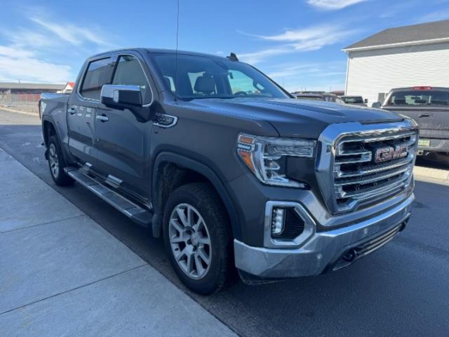 2019 GRAY /Jet Black, leather GMC Sierra 1500 SLT Crew Cab Short Box 4WD (1GTU9DED6KZ) with an 5.3L V8 OHV 16V engine, 6-Speed Automatic transmission, located at 1235 N Woodruff Ave., Idaho Falls, 83401, (208) 523-1053, 43.507172, -112.000488 - Photo#6