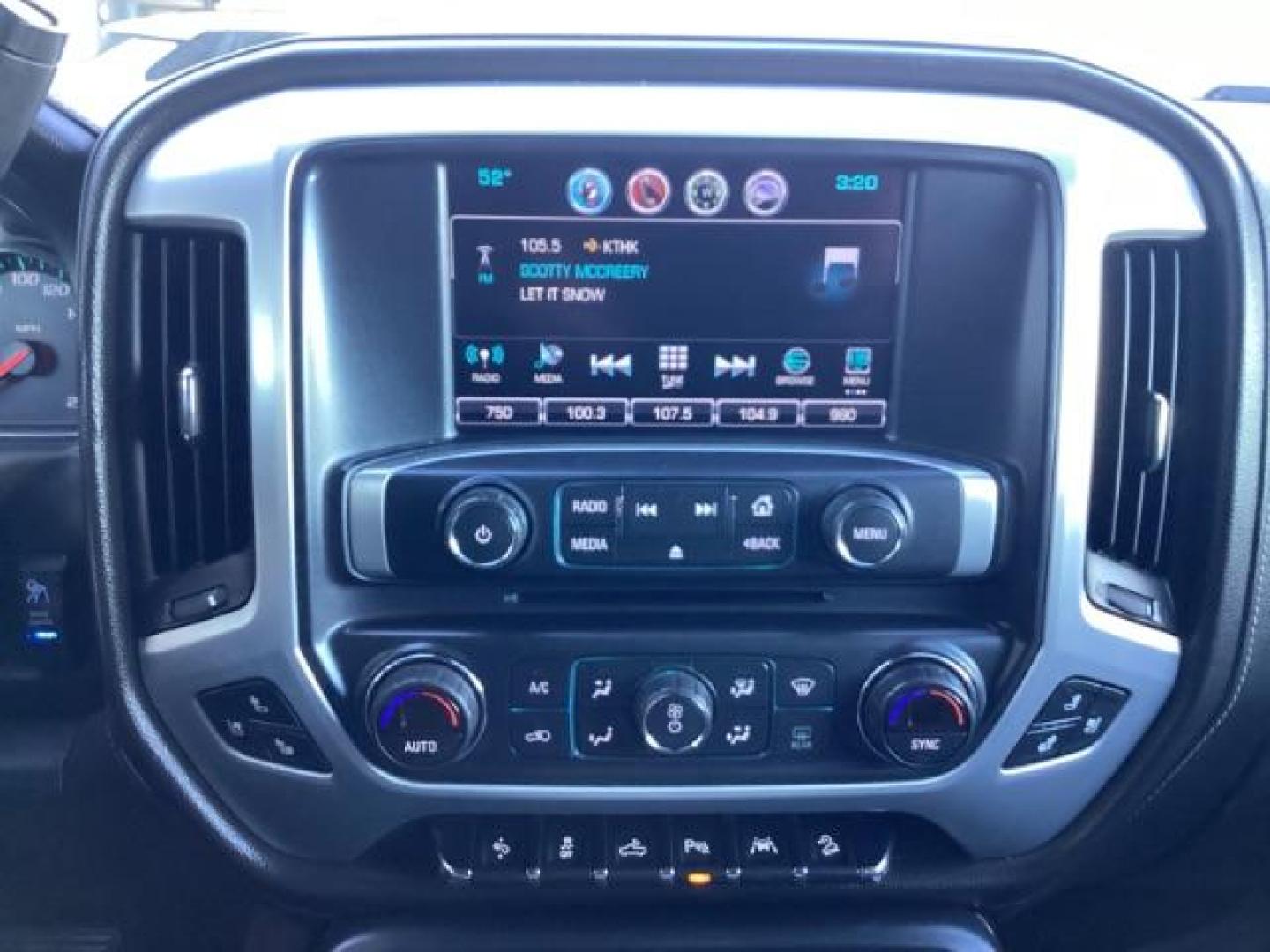 2017 Cardinal Red /Jet Black, leather GMC Sierra 1500 SLT Crew Cab Short Box 4WD (3GTU2NEC1HG) with an 5.3L V8 OHV 16V engine, 6-Speed Automatic transmission, located at 1235 N Woodruff Ave., Idaho Falls, 83401, (208) 523-1053, 43.507172, -112.000488 - At Timberline Auto, finding a great deal on your next vehicle is always easy! Our experienced sales staff's goal is to help find you the right vehicle at the right price! Our knowledgeable finance department has options for almost any credit score. We offer extended service contract options to prote - Photo#14