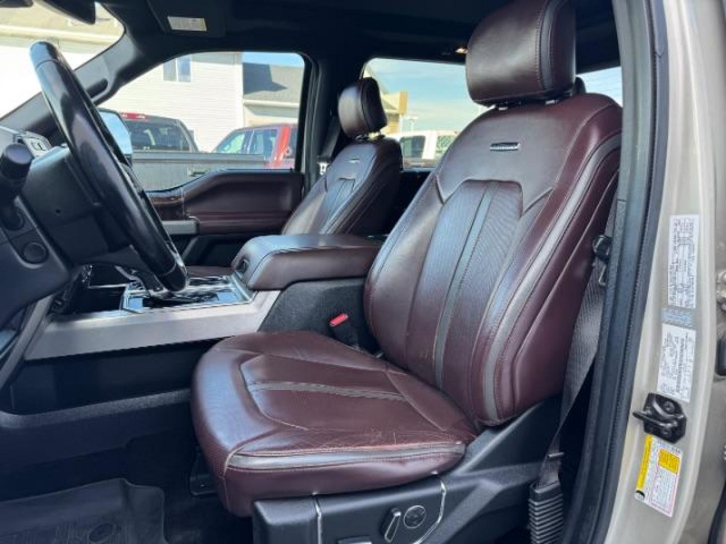 2017 White Gold /Brunello, premium leather Ford F-150 Platinum SuperCrew 6.5-ft. Bed 4WD (1FTFW1EGXHF) with an 3.5 V6 engine, 6-Speed Automatic transmission, located at 1235 N Woodruff Ave., Idaho Falls, 83401, (208) 523-1053, 43.507172, -112.000488 - At Timberline Auto, finding a great deal on your next vehicle is always easy! Our experienced sales staff's goal is to help find you the right vehicle at the right price! Our knowledgeable finance department has options for almost any credit score. We offer extended service contract options to prote - Photo#11