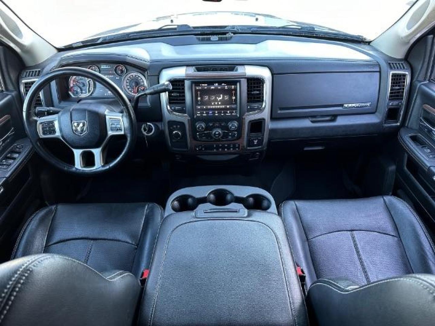 2018 GRAY /Black, leather RAM 2500 Laramie Mega Cab 4WD (3C6UR5NL2JG) with an 6.7L L6 OHV 24V TURBO DIESEL engine, 6-Speed Automatic transmission, located at 1235 N Woodruff Ave., Idaho Falls, 83401, (208) 523-1053, 43.507172, -112.000488 - At Timberline Auto, finding a great deal on your next vehicle is always easy! Our experienced sales staff's goal is to help find you the right vehicle at the right price! Our knowledgeable finance department has options for almost any credit score. We offer extended service contract options to prote - Photo#26