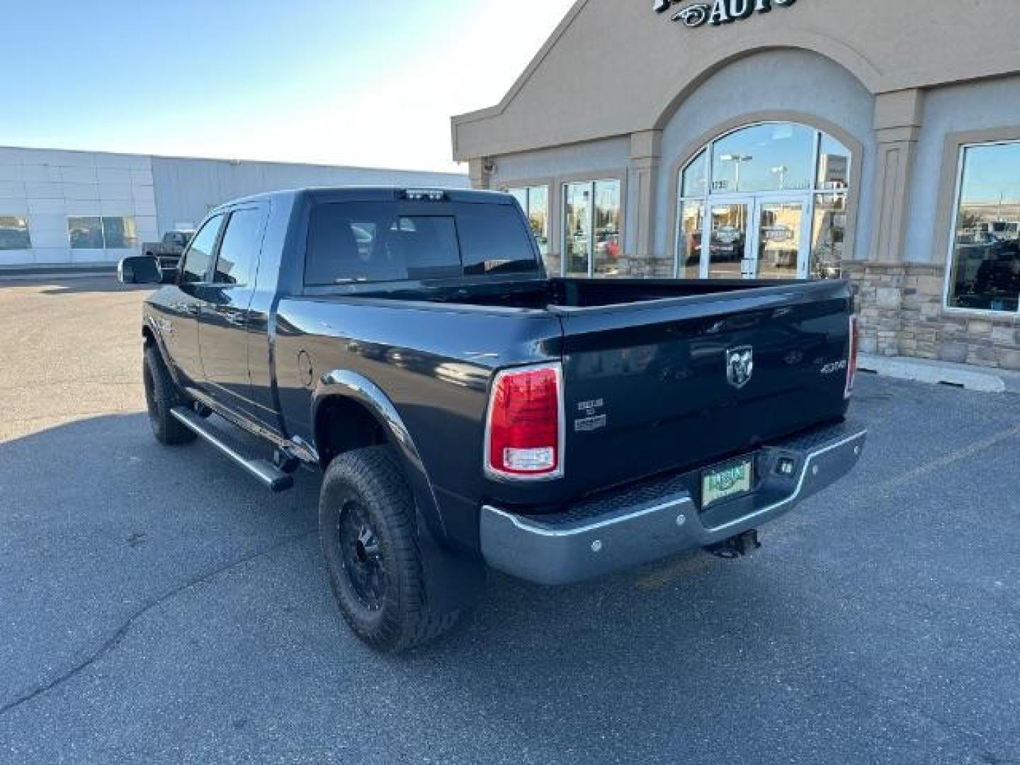 2018 GRAY /Black, leather RAM 2500 Laramie Mega Cab 4WD (3C6UR5NL2JG) with an 6.7L L6 OHV 24V TURBO DIESEL engine, 6-Speed Automatic transmission, located at 1235 N Woodruff Ave., Idaho Falls, 83401, (208) 523-1053, 43.507172, -112.000488 - At Timberline Auto, finding a great deal on your next vehicle is always easy! Our experienced sales staff's goal is to help find you the right vehicle at the right price! Our knowledgeable finance department has options for almost any credit score. We offer extended service contract options to prote - Photo#4