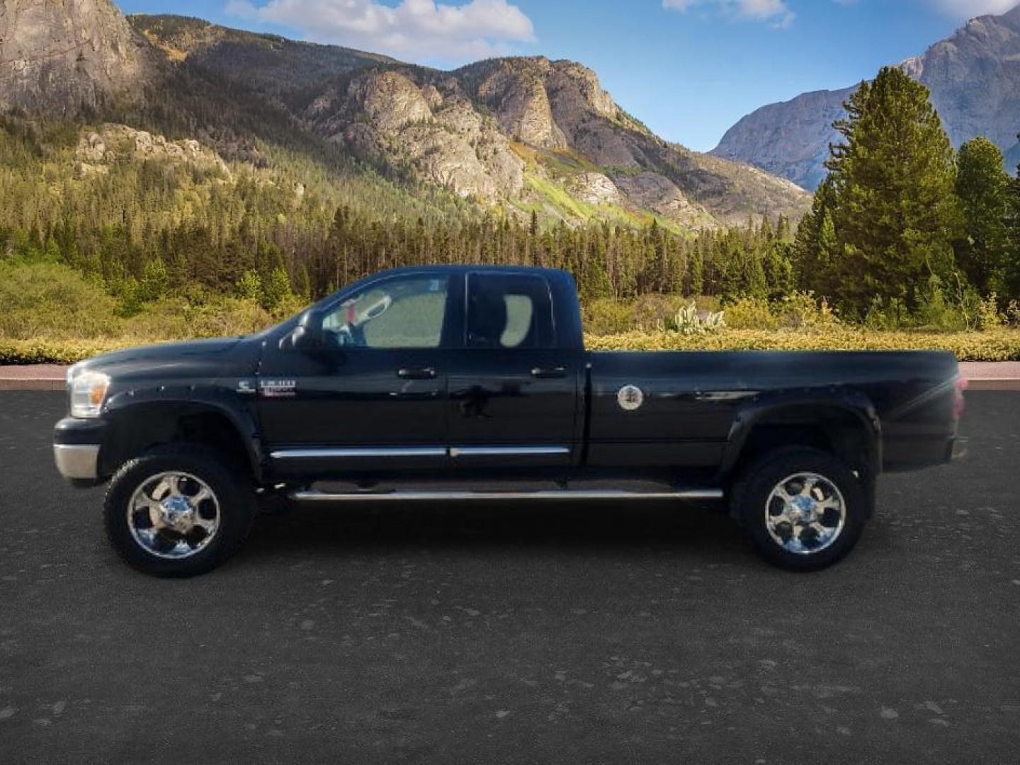 2007 BLACK /LEATHER Dodge Ram 2500 (3D7KS28C37G) with an 59L L6 OHV 24V TURBO DIESEL engine, Automatic transmission, located at 1175 N Woodruff Ave, Idaho Falls, ID, 83401, 43.506901, -111.999657 - At Timberline Auto, finding a great deal on your next vehicle is always easy! Our experienced sales staff's goal is to help find you the right vehicle at the right price! Our knowledgeable finance department has options for almost any credit score. We offer extended service contract options to prote - Photo#1