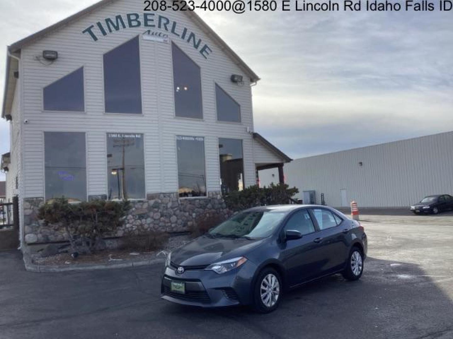 2016 Slate Metallic Toyota Corolla LE CVT (2T1BURHE7GC) with an 1.8L L4 DOHC 16V engine, Continuously Variable Transmission transmission, located at 1235 N Woodruff Ave., Idaho Falls, 83401, (208) 523-1053, 43.507172, -112.000488 - Photo#0