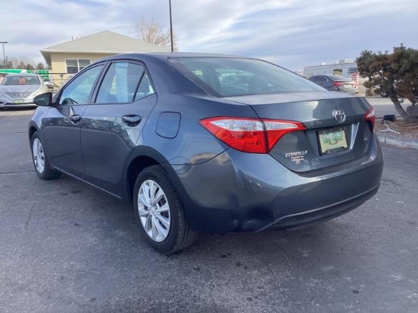 2016 Slate Metallic Toyota Corolla LE CVT (2T1BURHE7GC) with an 1.8L L4 DOHC 16V engine, Continuously Variable Transmission transmission, located at 1235 N Woodruff Ave., Idaho Falls, 83401, (208) 523-1053, 43.507172, -112.000488 - Photo#3