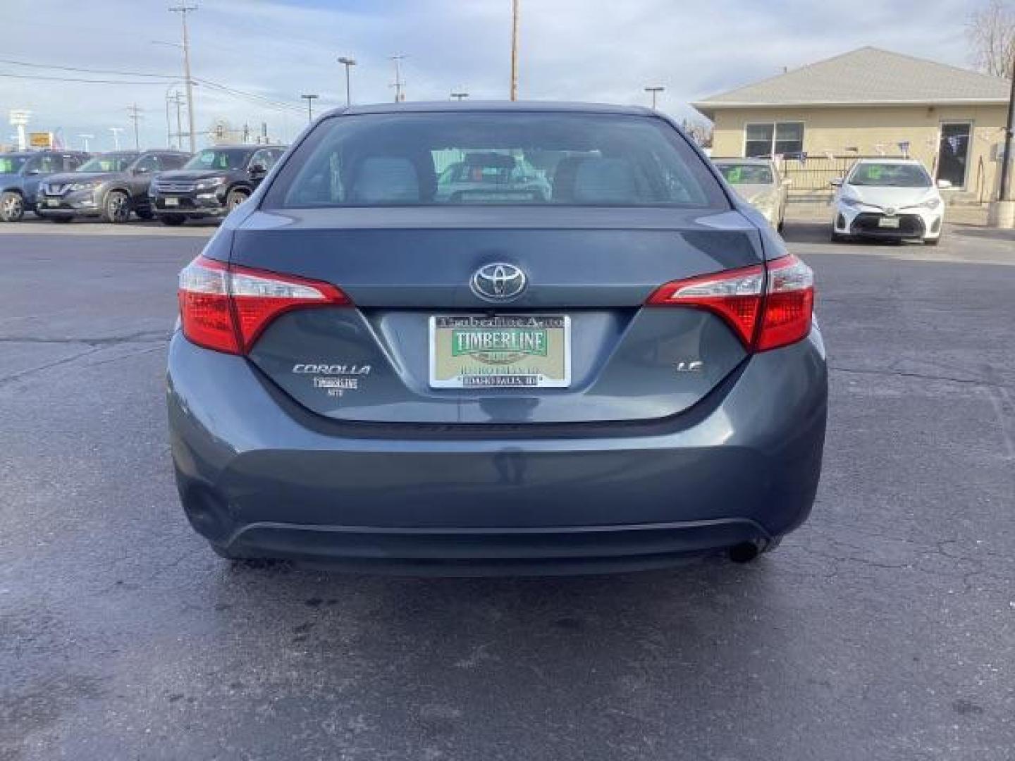 2016 Slate Metallic Toyota Corolla LE CVT (2T1BURHE7GC) with an 1.8L L4 DOHC 16V engine, Continuously Variable Transmission transmission, located at 1235 N Woodruff Ave., Idaho Falls, 83401, (208) 523-1053, 43.507172, -112.000488 - Photo#4