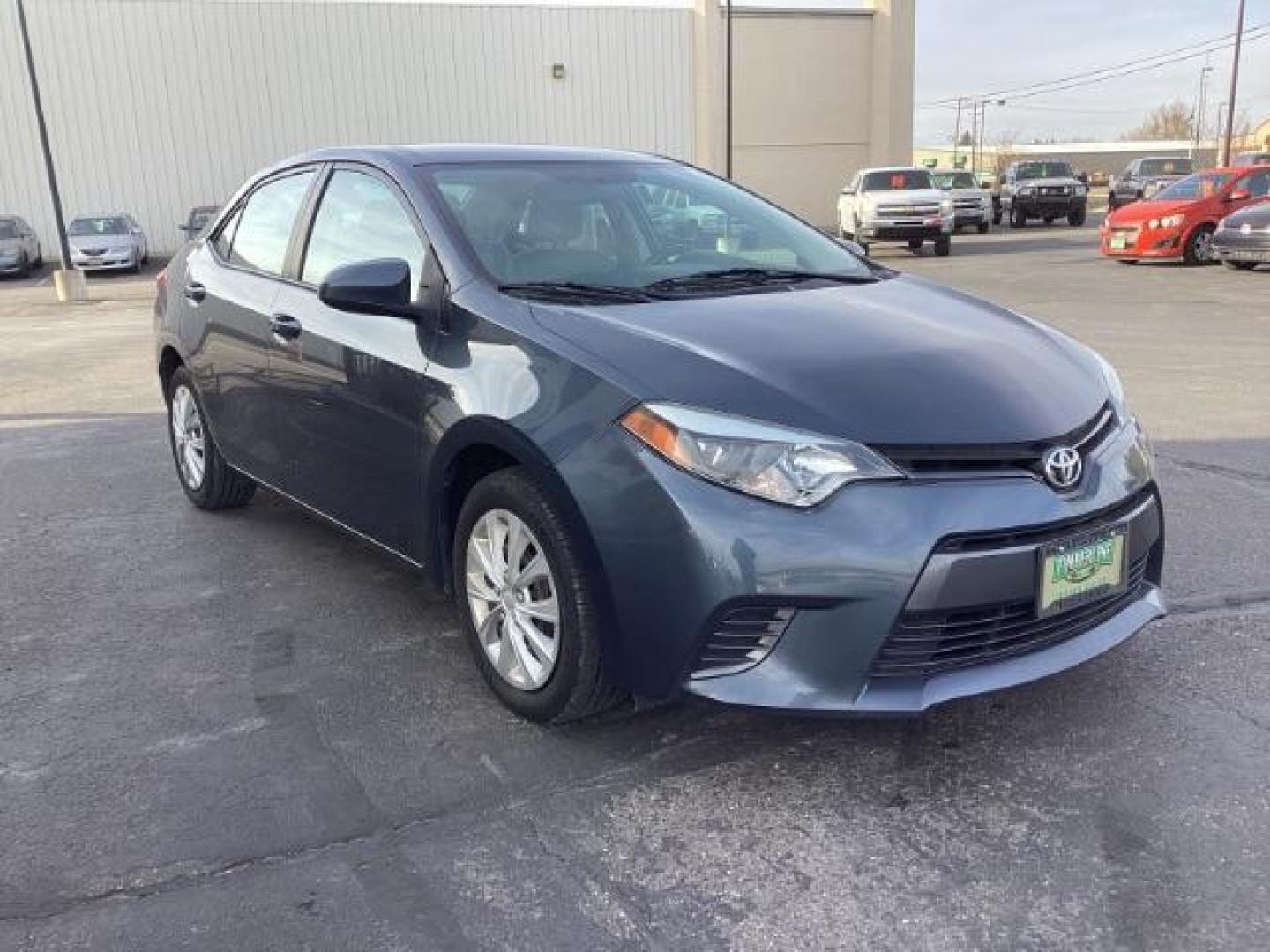 2016 Slate Metallic Toyota Corolla LE CVT (2T1BURHE7GC) with an 1.8L L4 DOHC 16V engine, Continuously Variable Transmission transmission, located at 1235 N Woodruff Ave., Idaho Falls, 83401, (208) 523-1053, 43.507172, -112.000488 - Photo#7