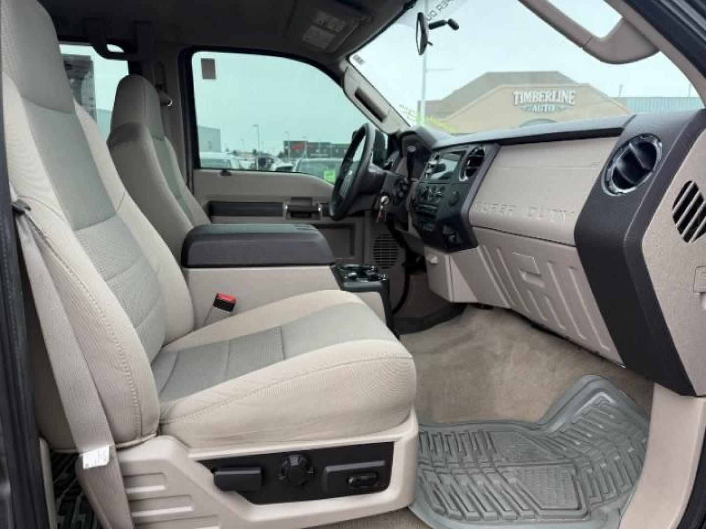 2008 GRAY /Medium Stone Cloth Interior Ford F-350 SD XLT Crew Cab 4WD (1FTWW31R48E) with an 6.4L V8 OHV 32V TURBO DIESEL engine, 5-Speed Automatic transmission, located at 1235 N Woodruff Ave., Idaho Falls, 83401, (208) 523-1053, 43.507172, -112.000488 - At Timberline Auto, finding a great deal on your next vehicle is always easy! Our experienced sales staff's goal is to help find you the right vehicle at the right price! Our knowledgeable finance department has options for almost any credit score. We offer extended service contract options to prote - Photo#14