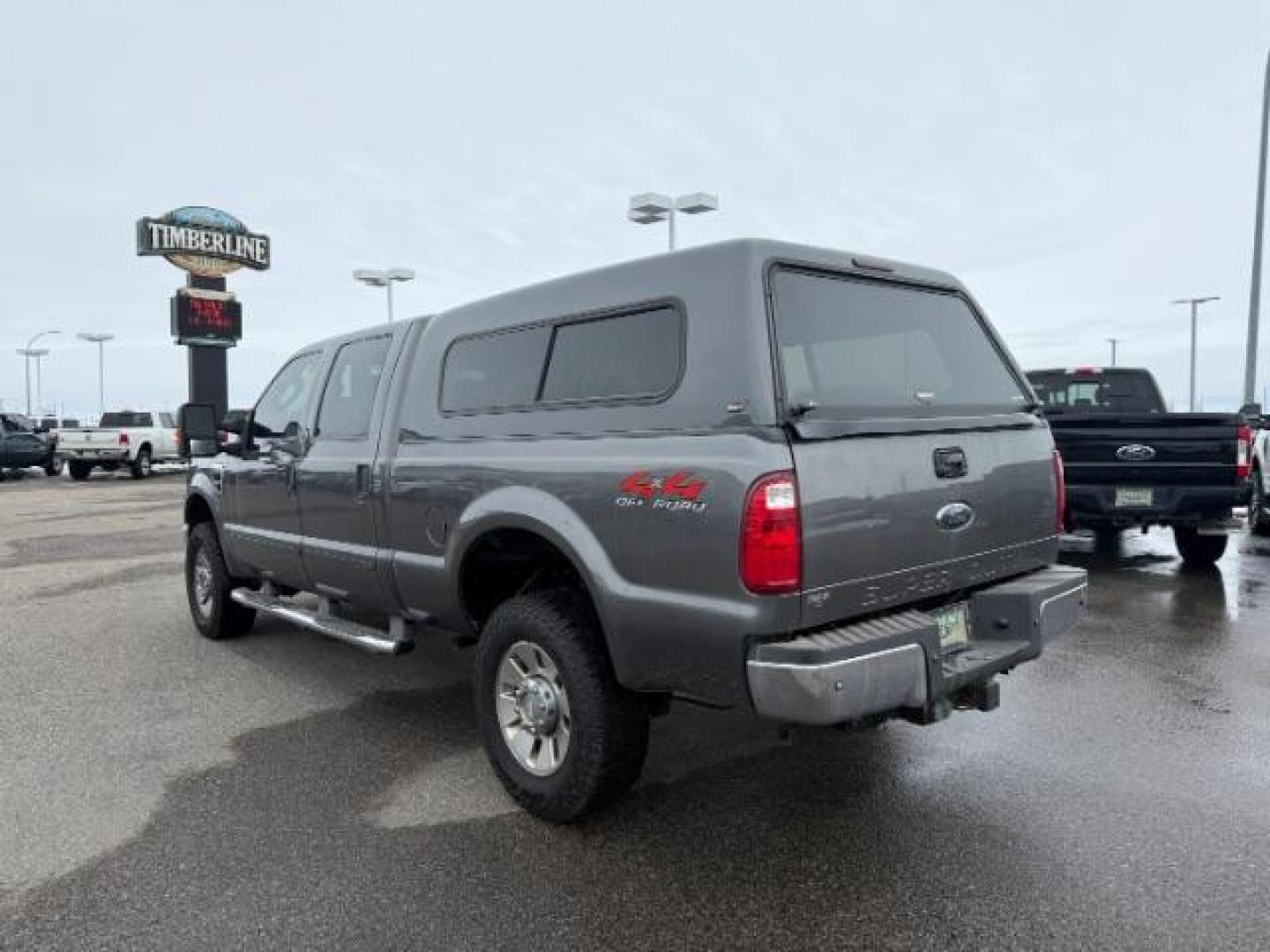 2008 GRAY /Medium Stone Cloth Interior Ford F-350 SD XLT Crew Cab 4WD (1FTWW31R48E) with an 6.4L V8 OHV 32V TURBO DIESEL engine, 5-Speed Automatic transmission, located at 1235 N Woodruff Ave., Idaho Falls, 83401, (208) 523-1053, 43.507172, -112.000488 - At Timberline Auto, finding a great deal on your next vehicle is always easy! Our experienced sales staff's goal is to help find you the right vehicle at the right price! Our knowledgeable finance department has options for almost any credit score. We offer extended service contract options to prote - Photo#2
